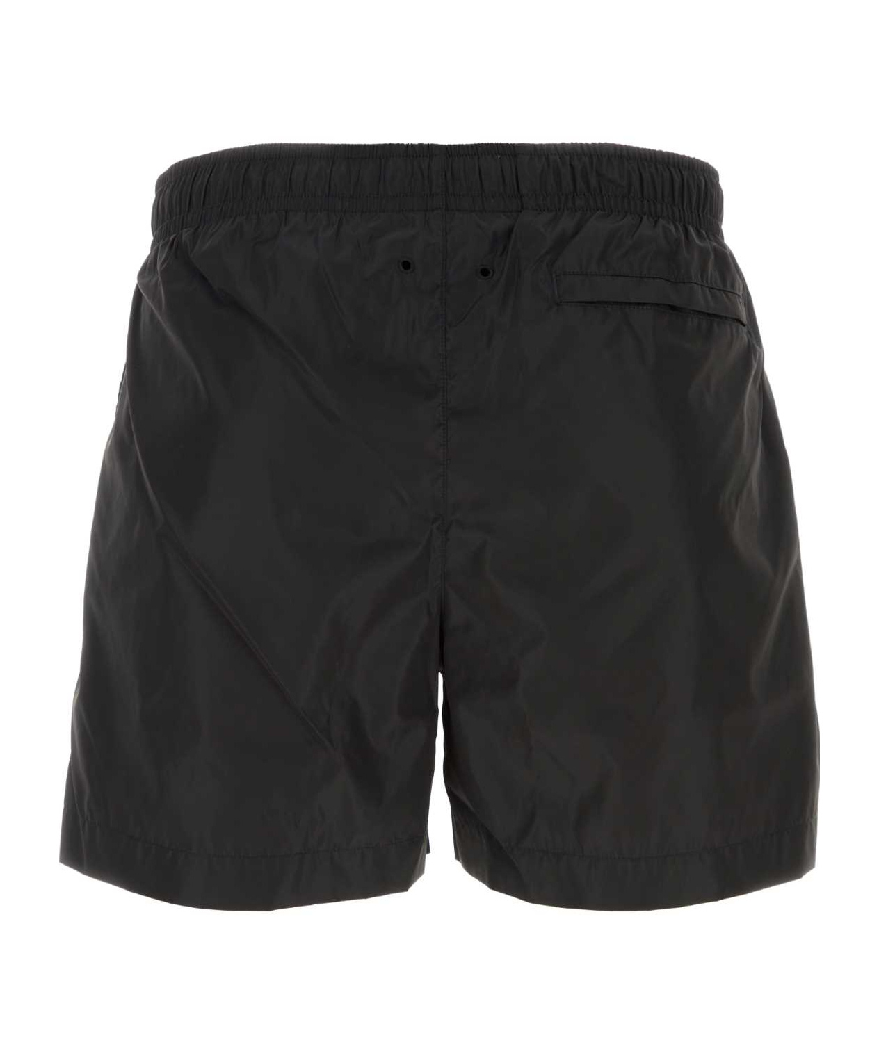 Givenchy Swim Shorts With Logo Signature In Black