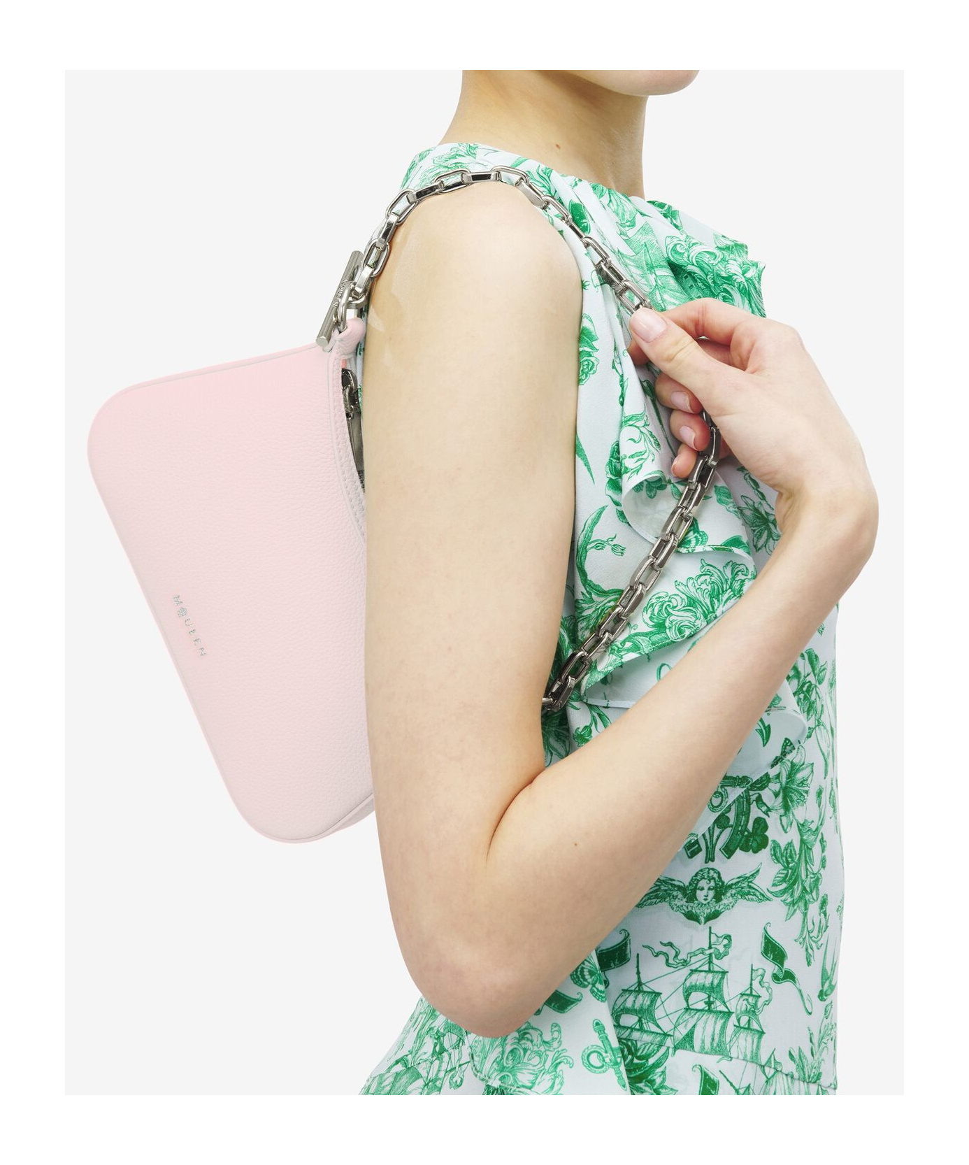 Alexander Mcqueen T Bar Mini Tote In Pink