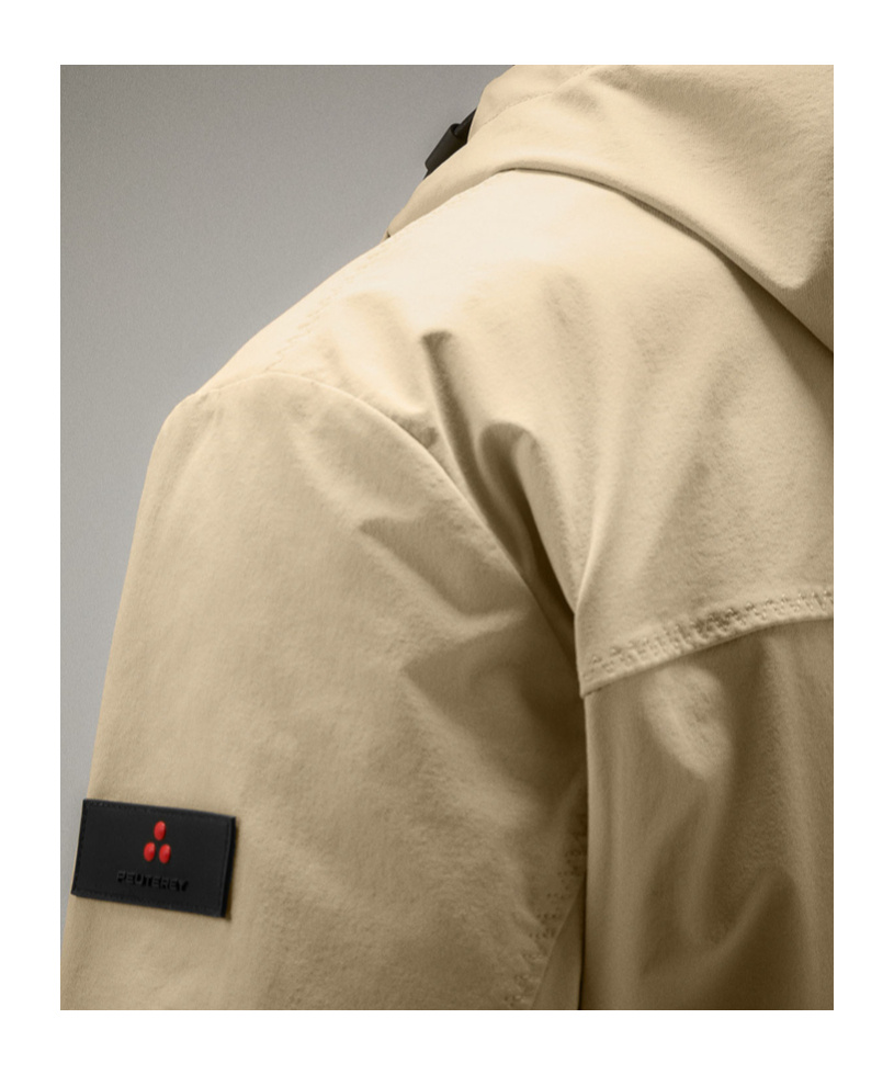 Peuterey Stretch Nylon Sports Jacket In Amaretto