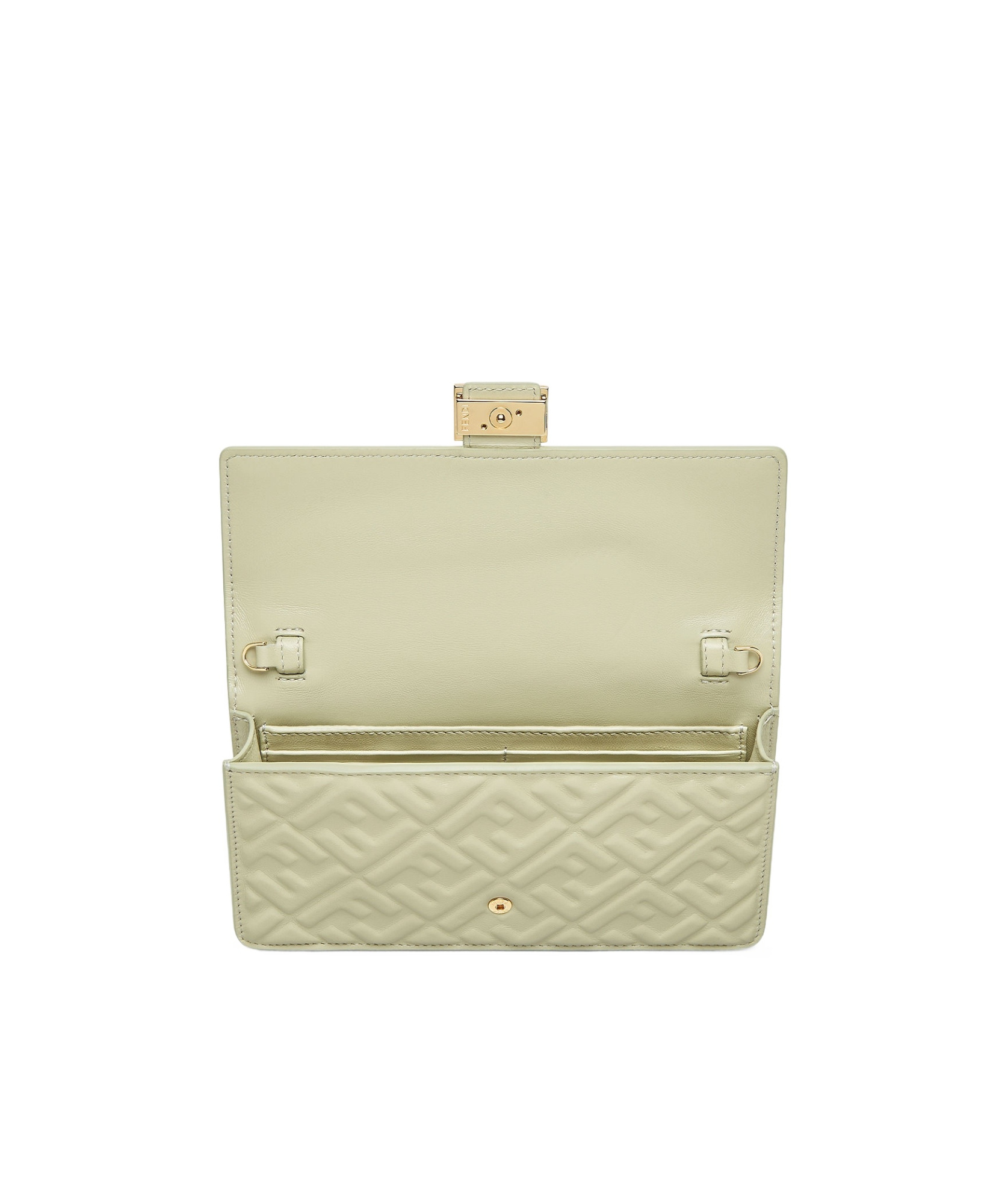 Fendi Wallet On Chain Baguette In Nude