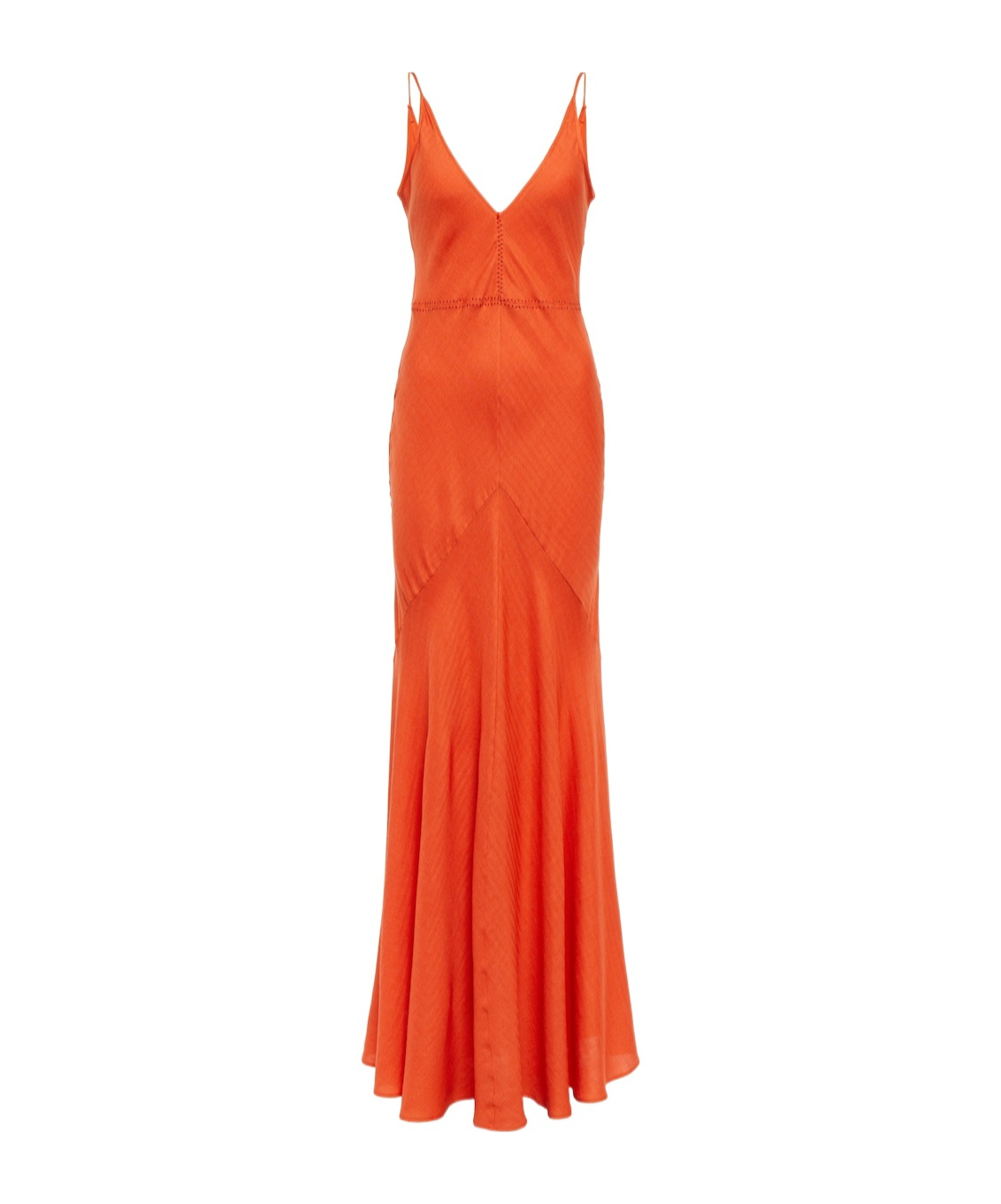 Gabriela Hearst Suspender Dress In Orange