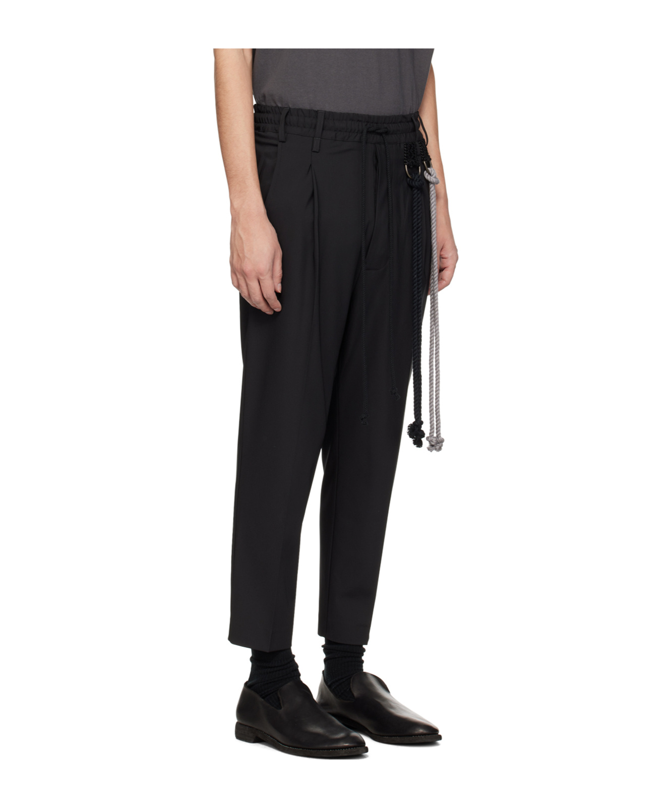 SONG FOR THE MUTE LANYARD BELT LOOP CASUAL PANTS