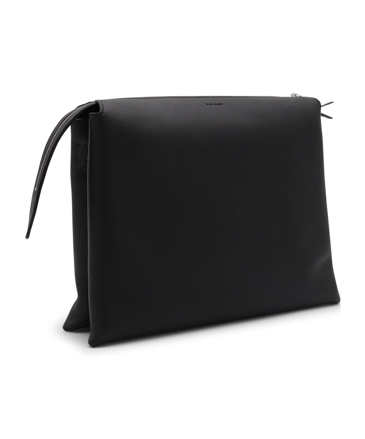 The Row Logo Shoulder Bag In Black