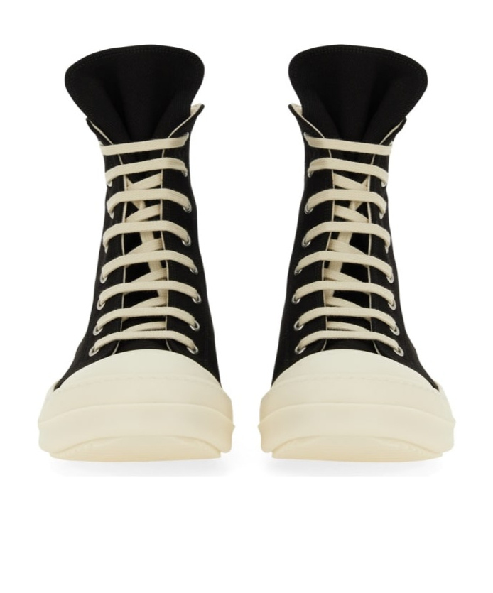 Rick Owens Drkshdw Lace-up High-top Casual Shoes In Black