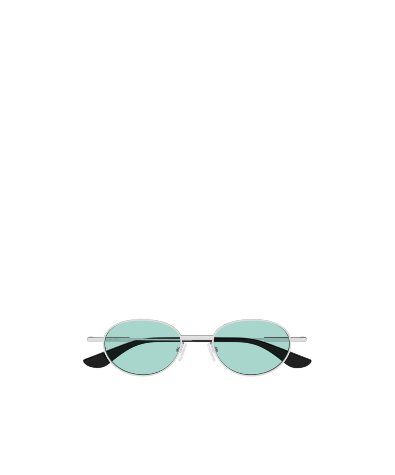 Alexander Mcqueen Geometric Sunglasses In Green