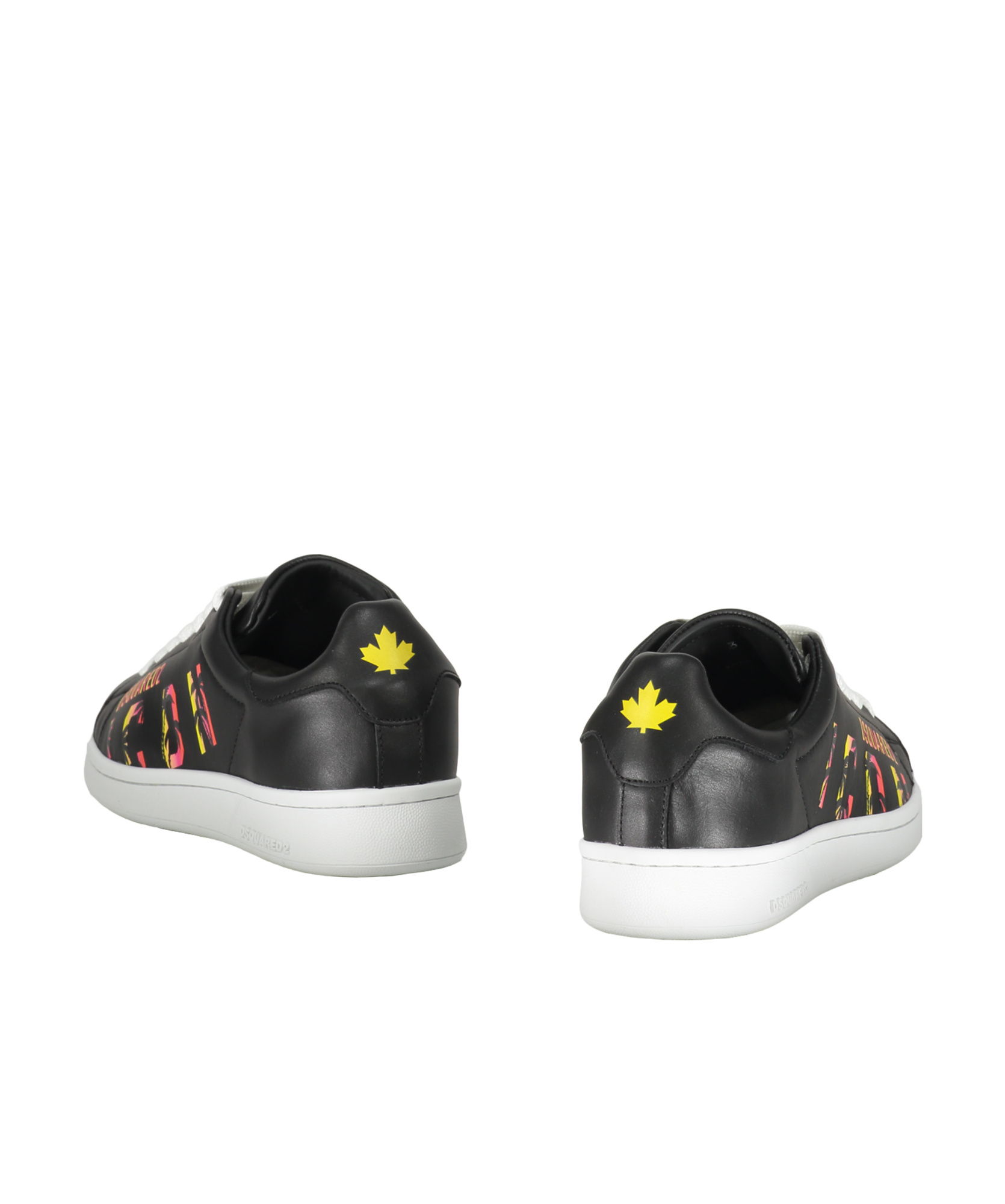 Dsquared2 Leather Low-top Sneakers In Green