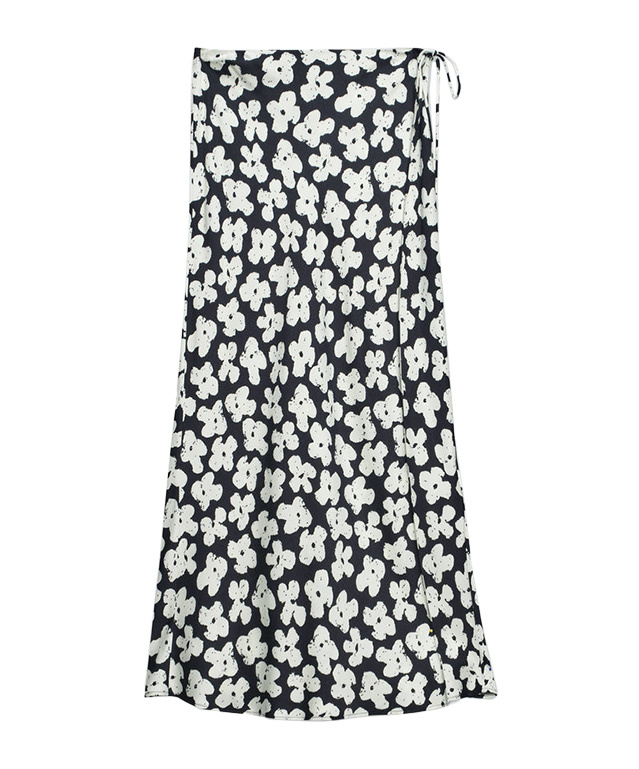 Shop Msgm Floral-print Midi Skirt