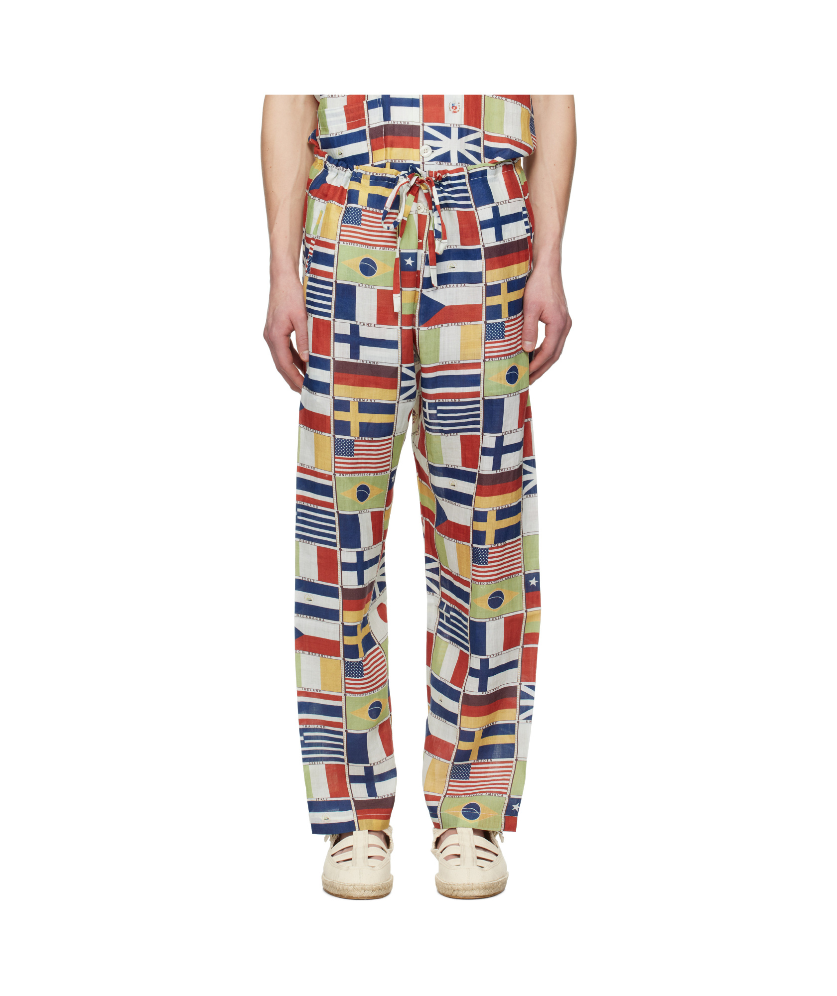 Bode International Trousers In Multi-color