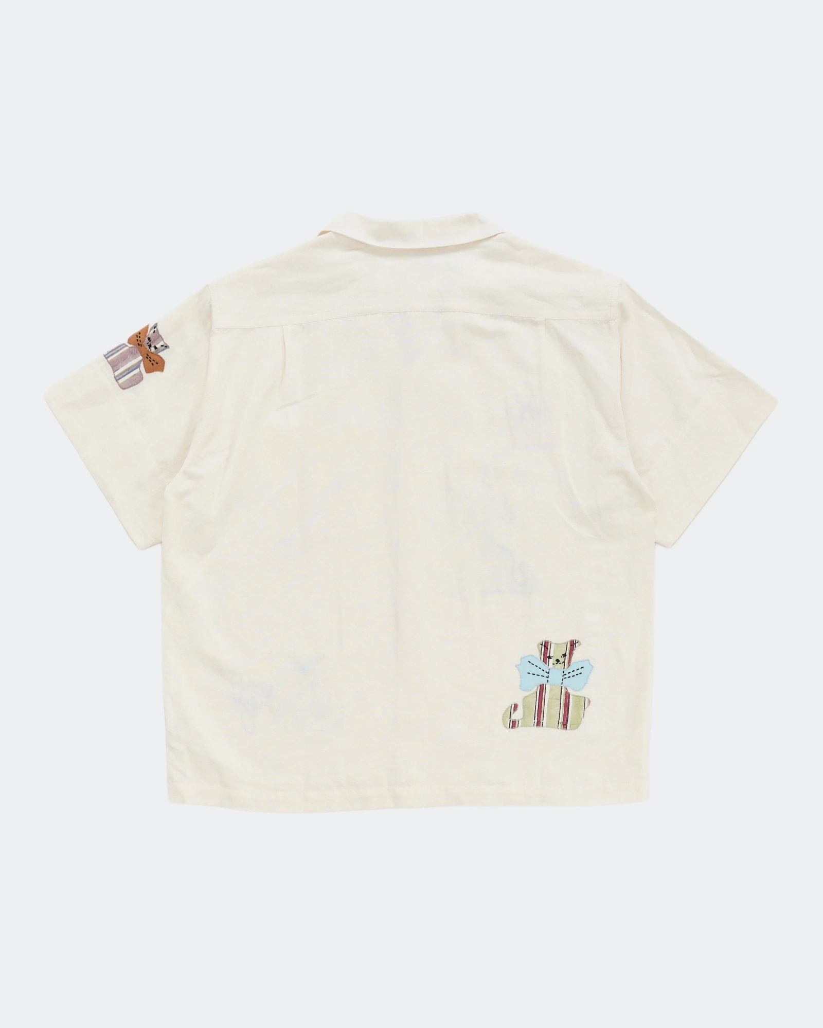 Story Mfg. Short-sleeved Lapel Shirt In White