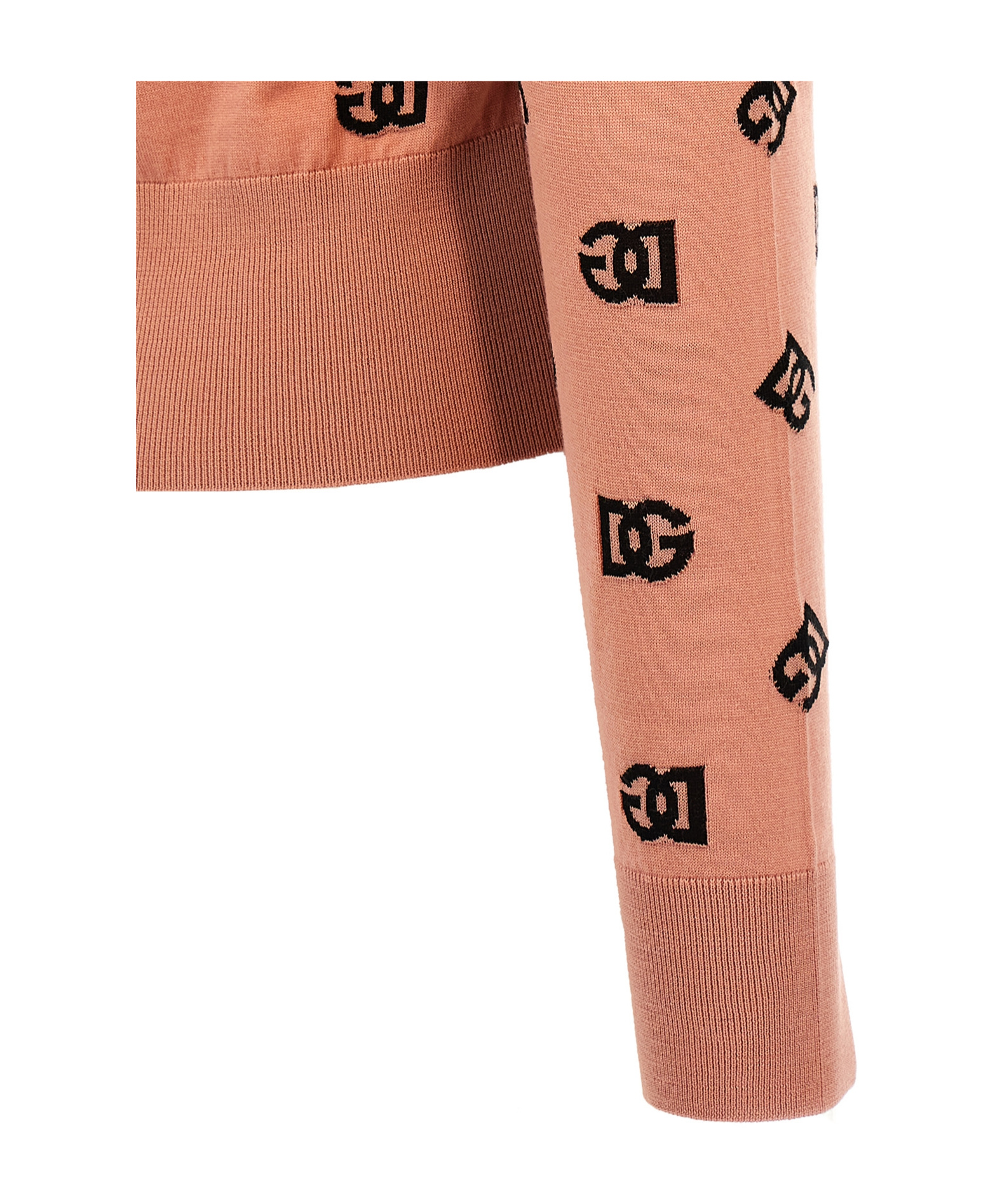 Dolce & Gabbana Logo Sweater Sweaters And Cardigans Pink In Pink