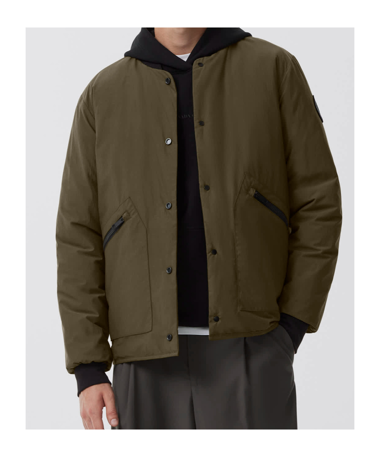 Canada Goose Double-sided Down Jacket In Green