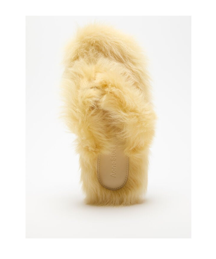 Acne Studios Lambswool Slippers