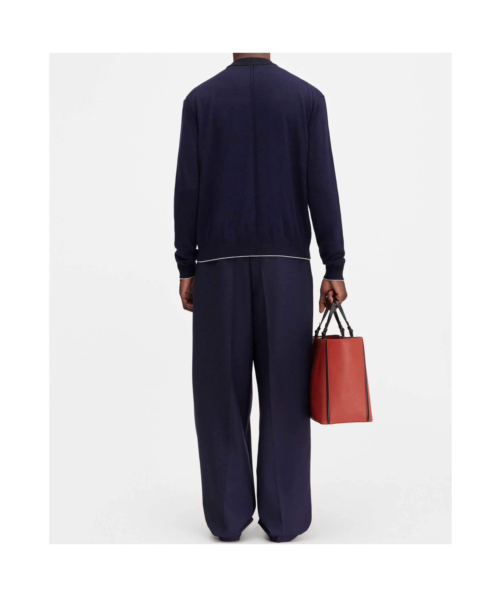 Shop Jacquemus The Tricot Knit Jumper In Black