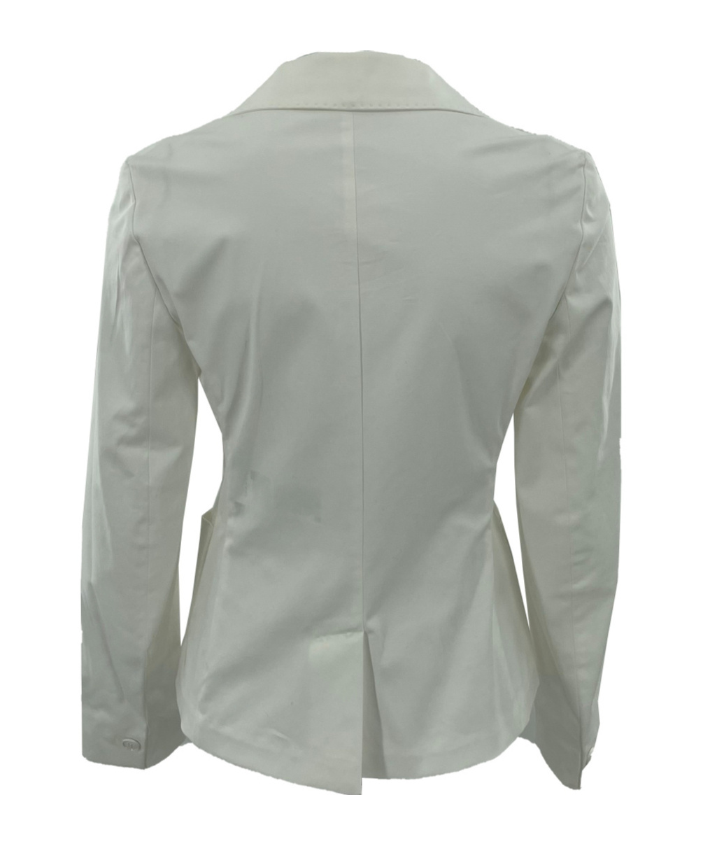 Max Mara Long-sleeved Suit Coat In Gray