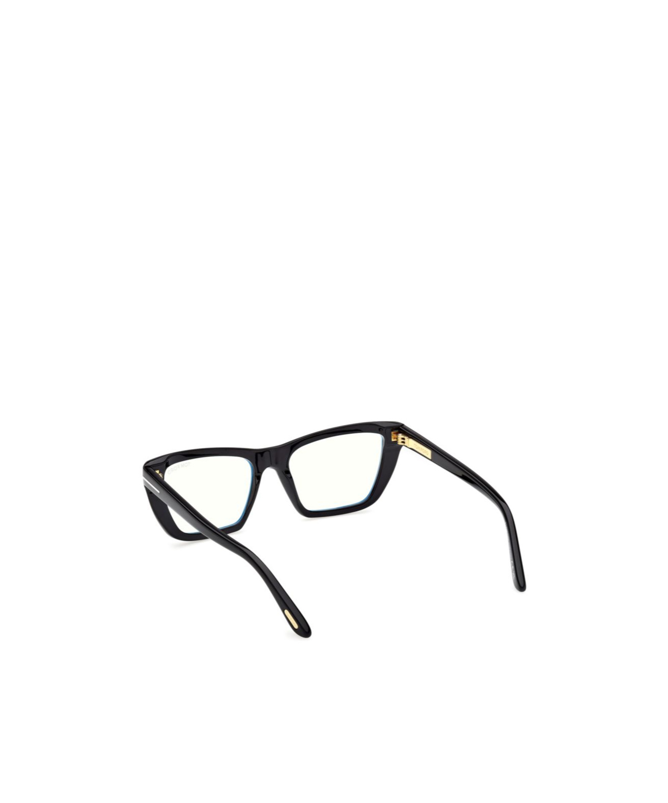 Tom Ford Geometric Frame Plain Mirror In Black