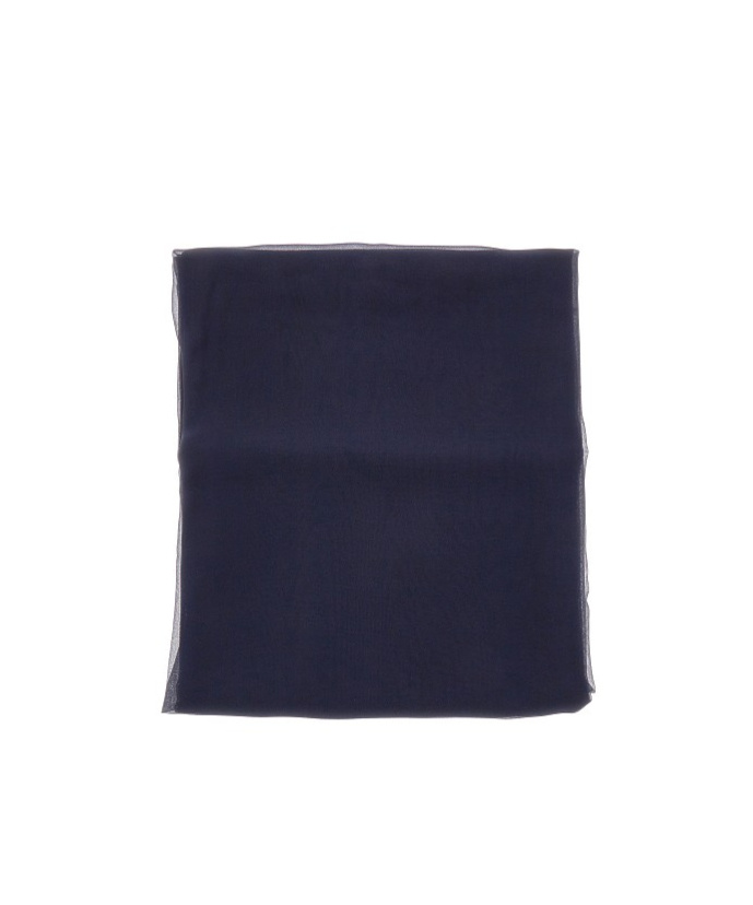 Alberta Ferretti Silk Chiffon Scarf In Black