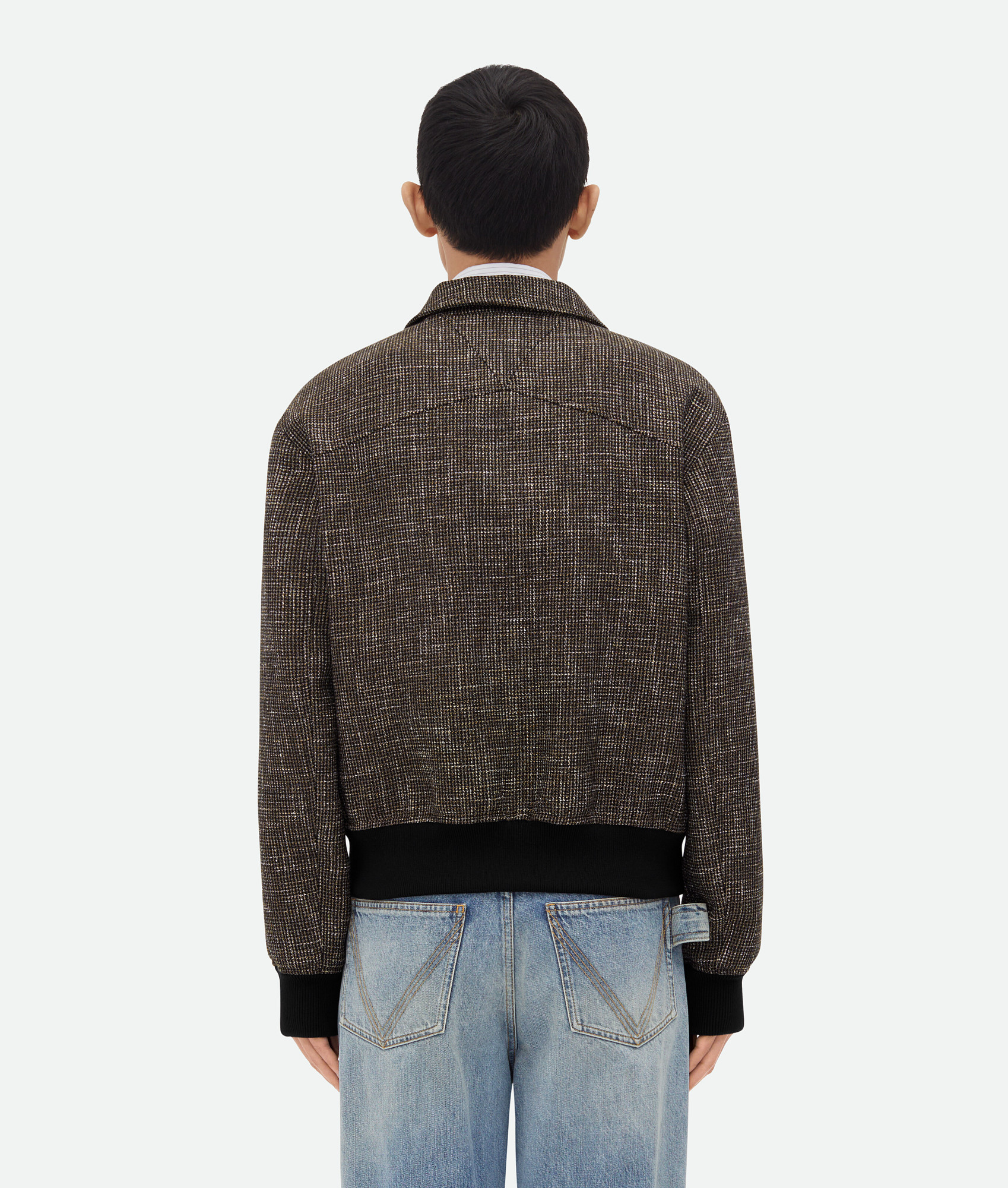 Bottega Veneta Long-sleeved Casual Jacket In Black
