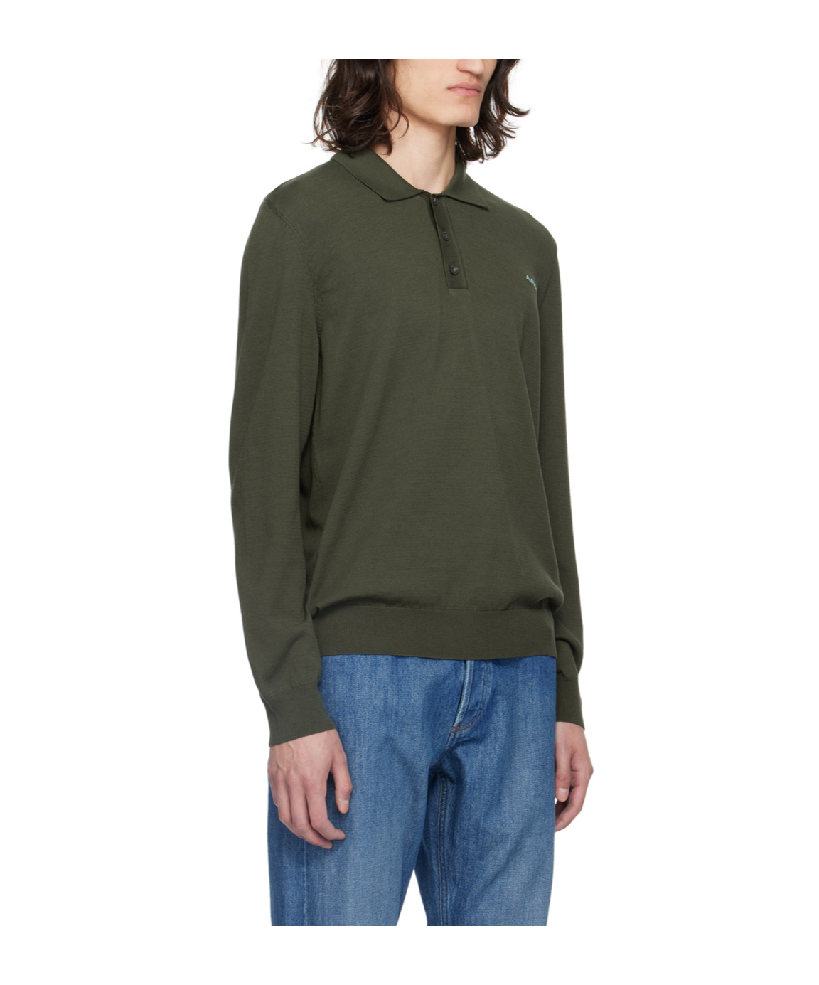 Apc Green Blaise Polo In Green