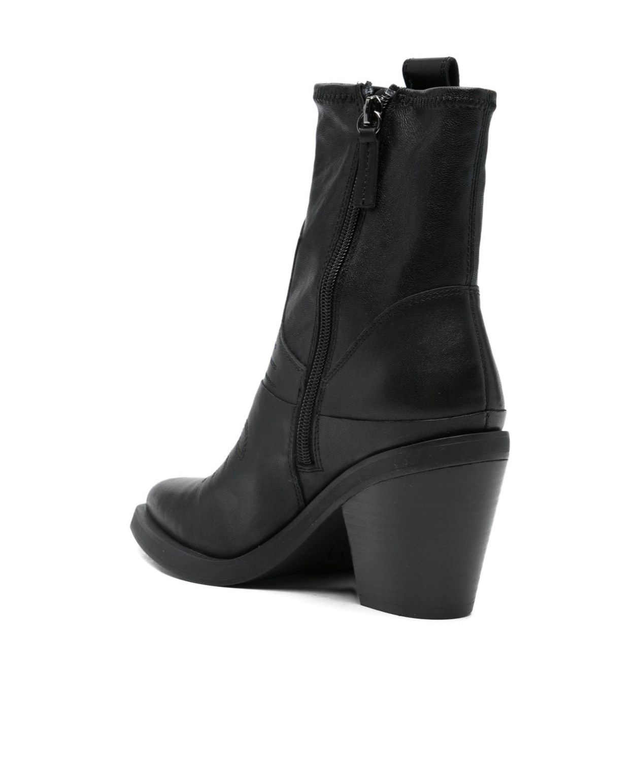 Ash 80mm Jagger Panelled Ankle Boots In Black
