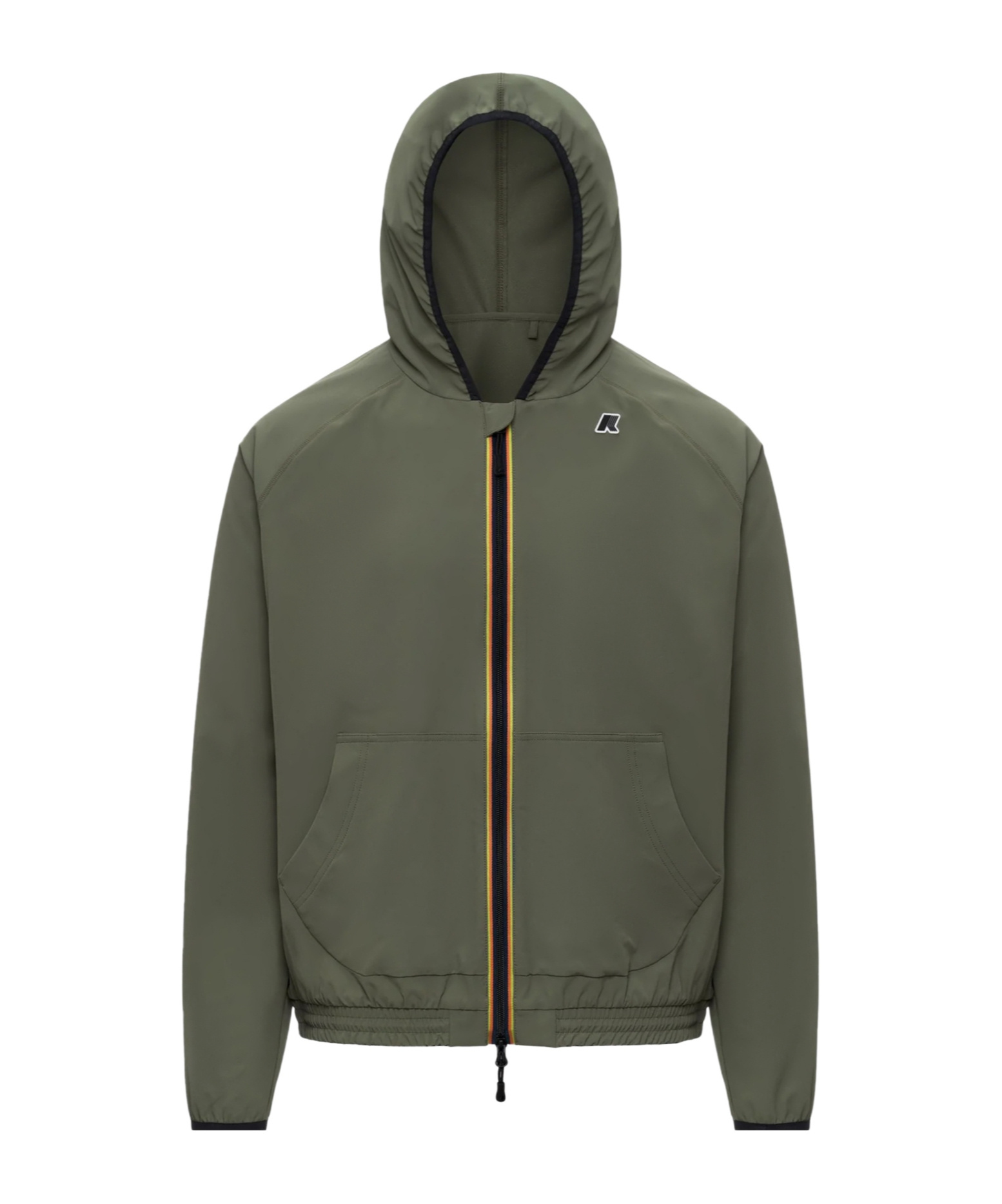 K-way Sia Zip-up Hooded Jacket In Green