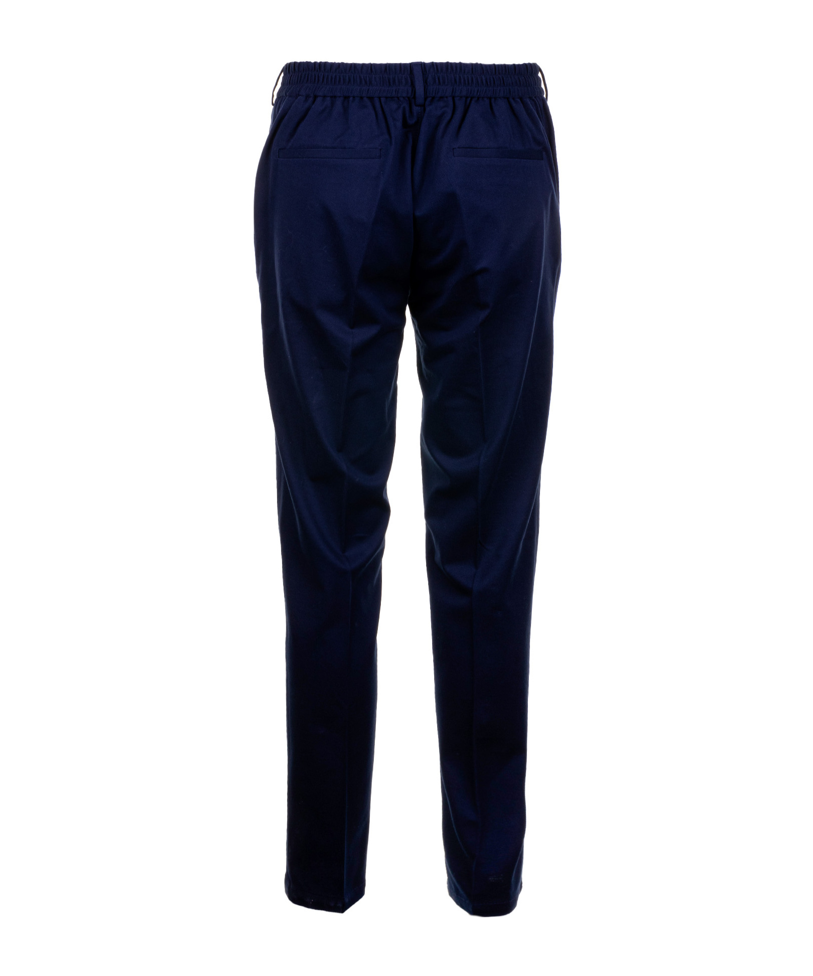 Circolo 1901 Elastic Waist Casual Pants In Black