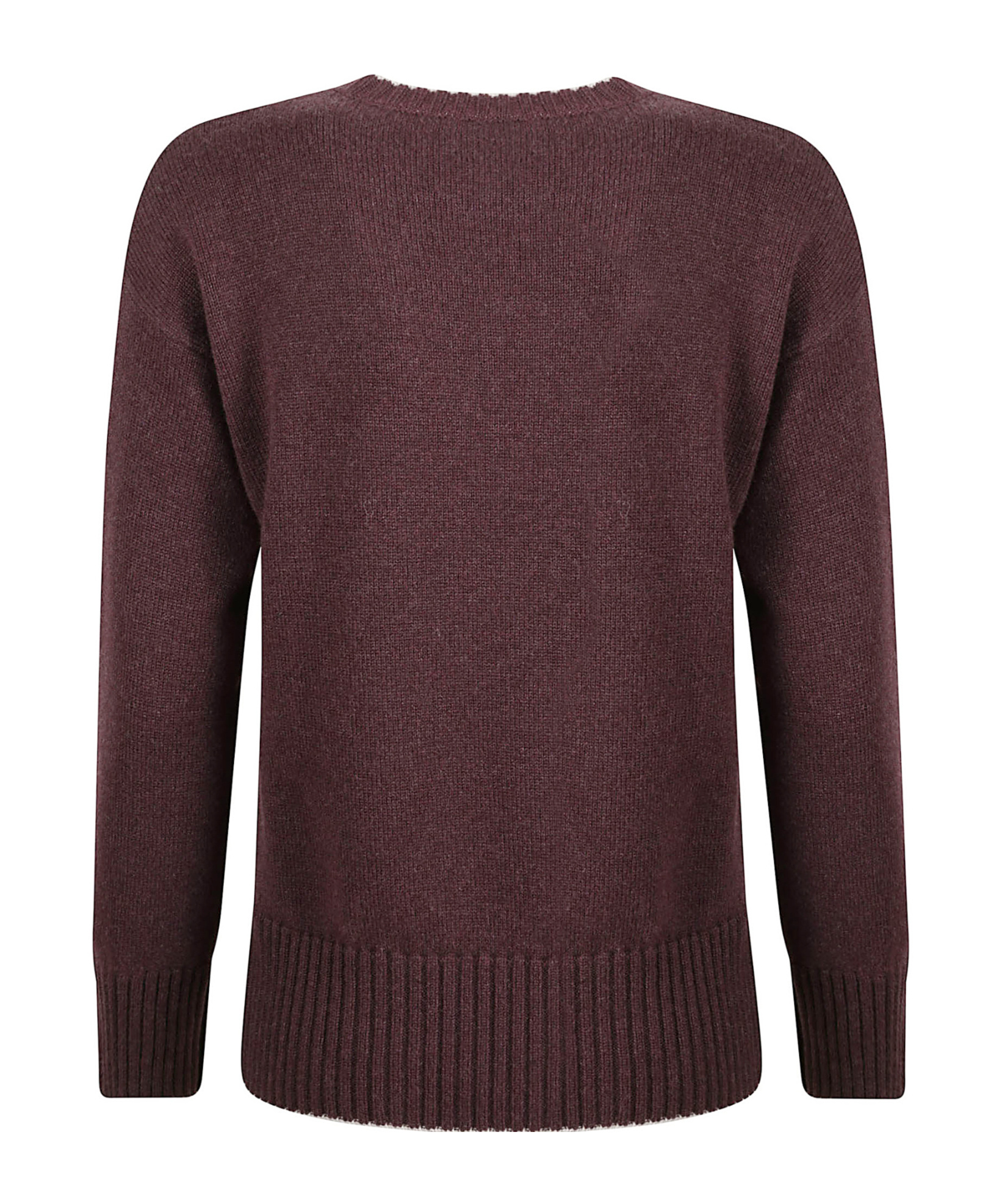 Eleventy Round-neck Knitted Sweater In Red