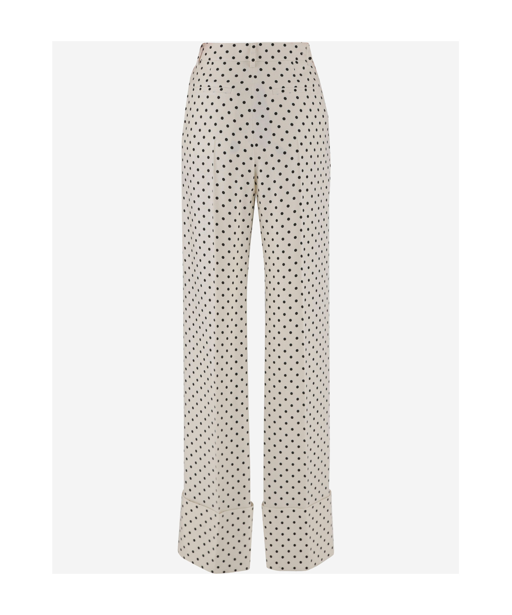 Valentino Belt Loops Slacks In White