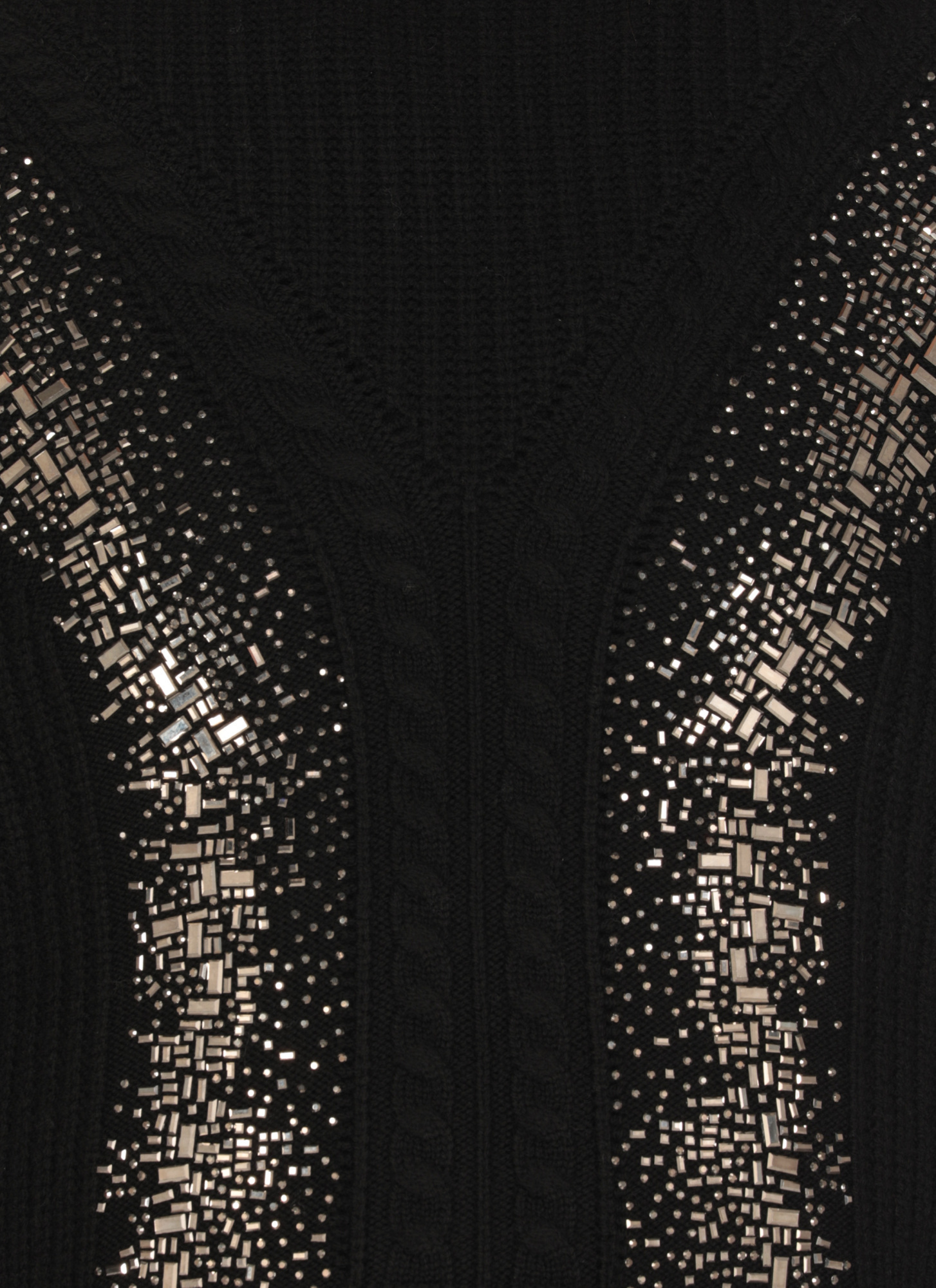 Max Mara Long-sleeved Sweater In Black