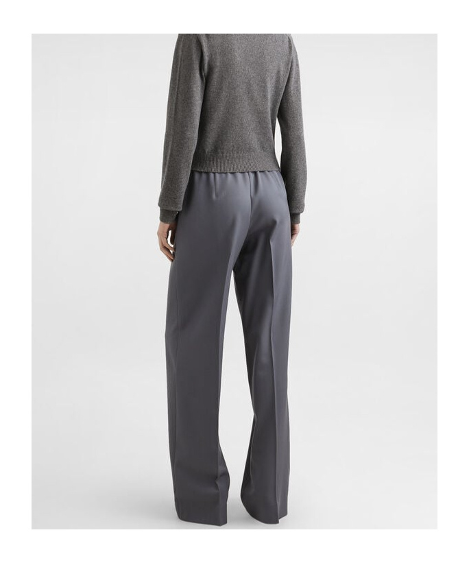Dolce & Gabbana Dolce Gabbana Pressed Crease Trousers In Gray