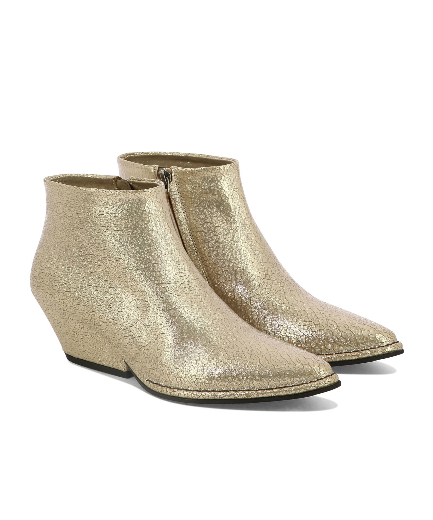 Shop Roberto Del Carlo Pointed Short Boots In Nude