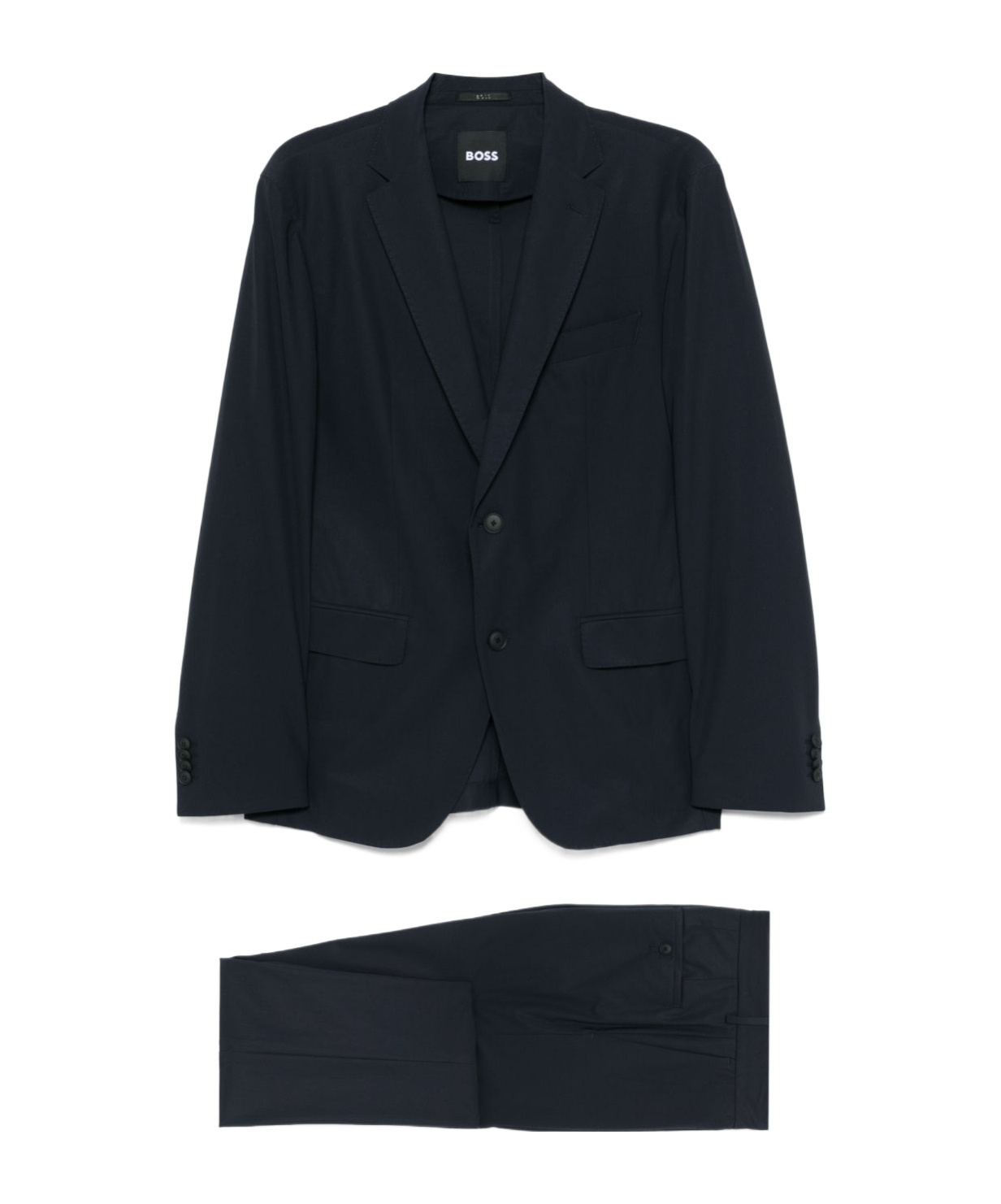 Hugo Boss Single-breasted Suit In Black