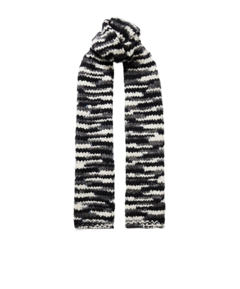 Gabriela Hearst Knitted Scarf In Black
