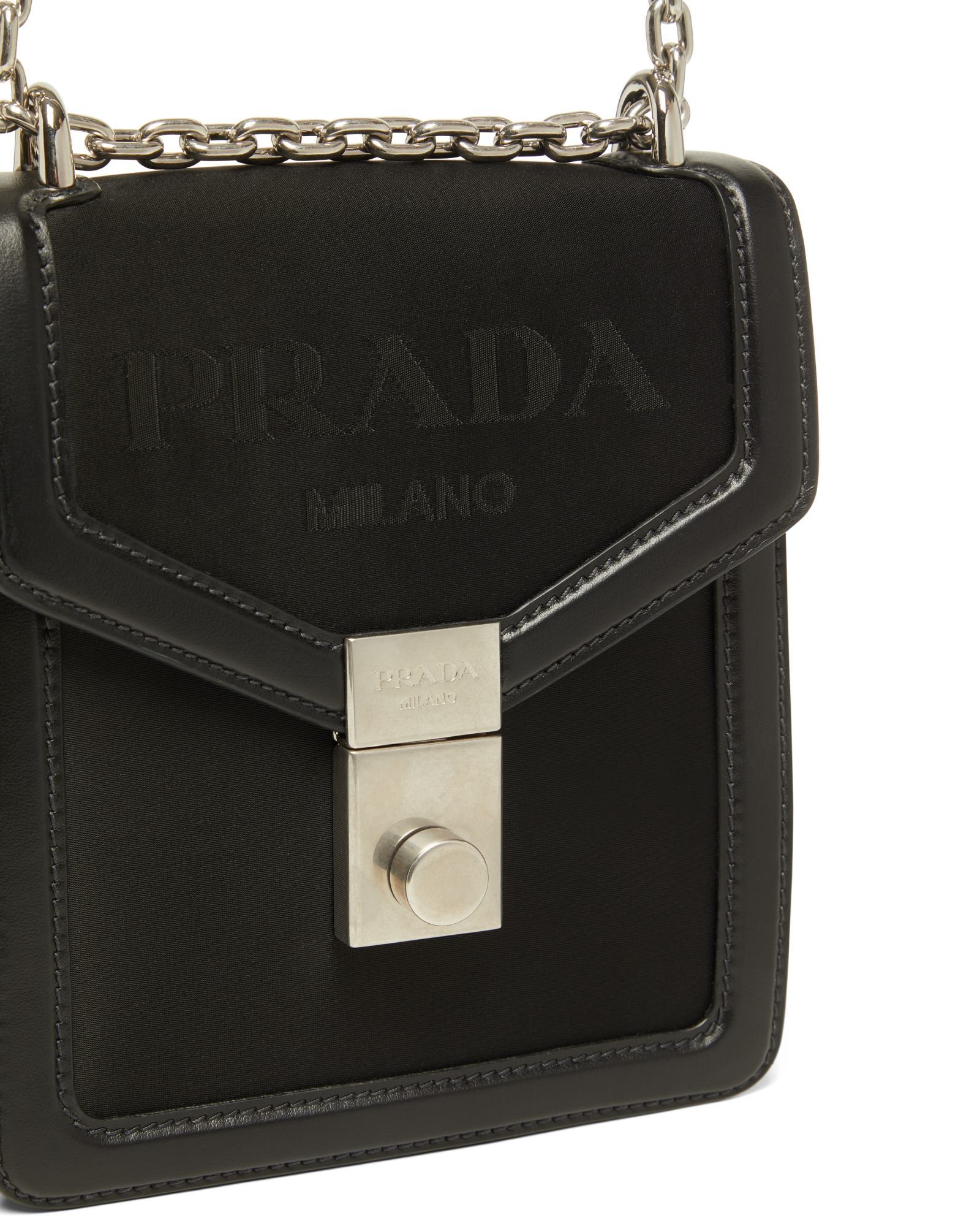 Prada Flap Crossbody Bag In Black