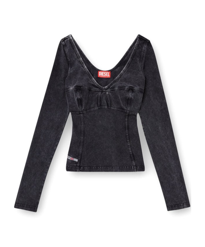 Diesel T-elin T-shirt In Black