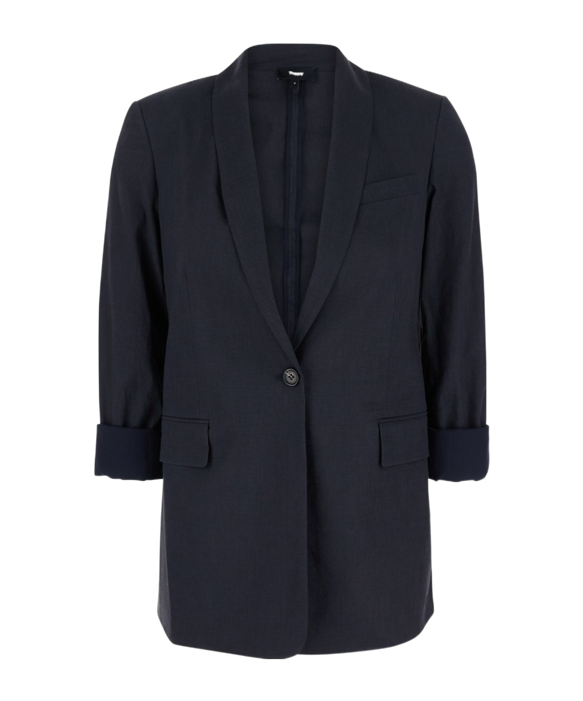 THEORY SHAWL-LAPELS SINGLE-BREASTED BLAZER