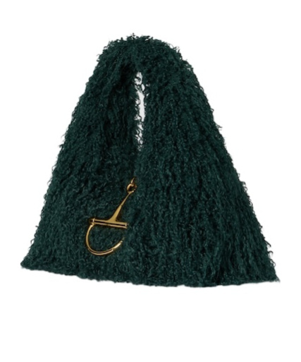 Gucci Softbit Maxi Top Handle Bag In Green