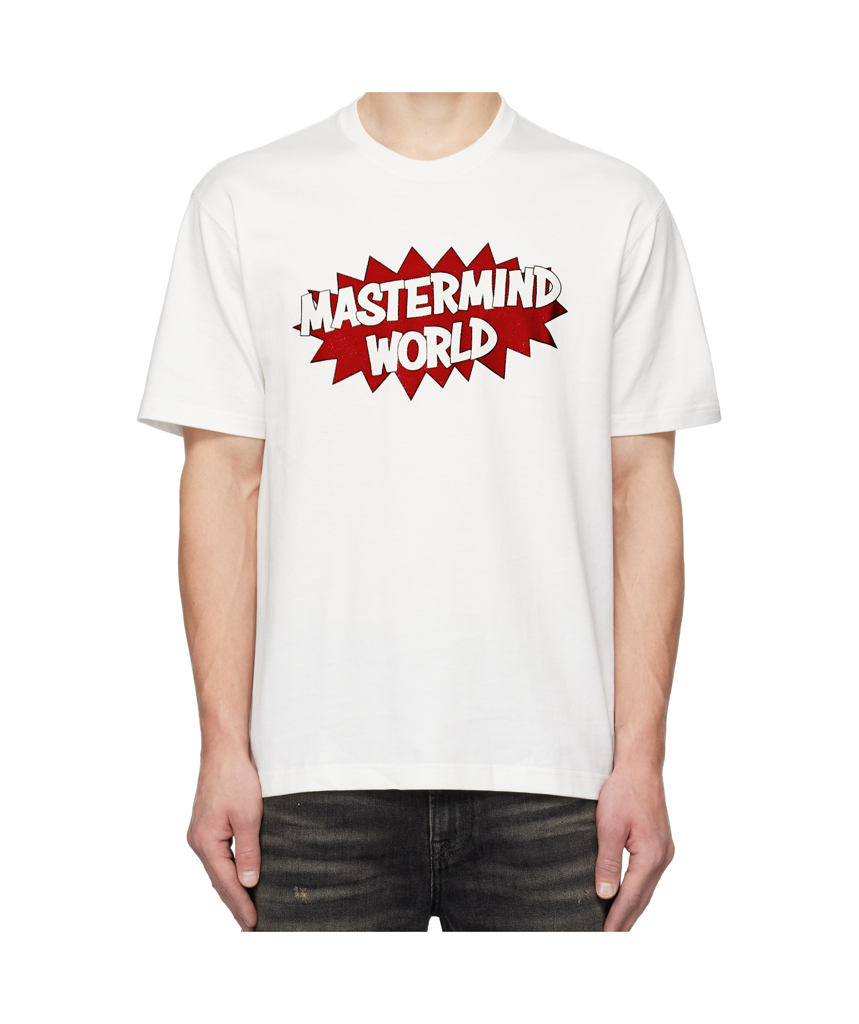 Mastermind Japan Short-sleeved T-shirt In White