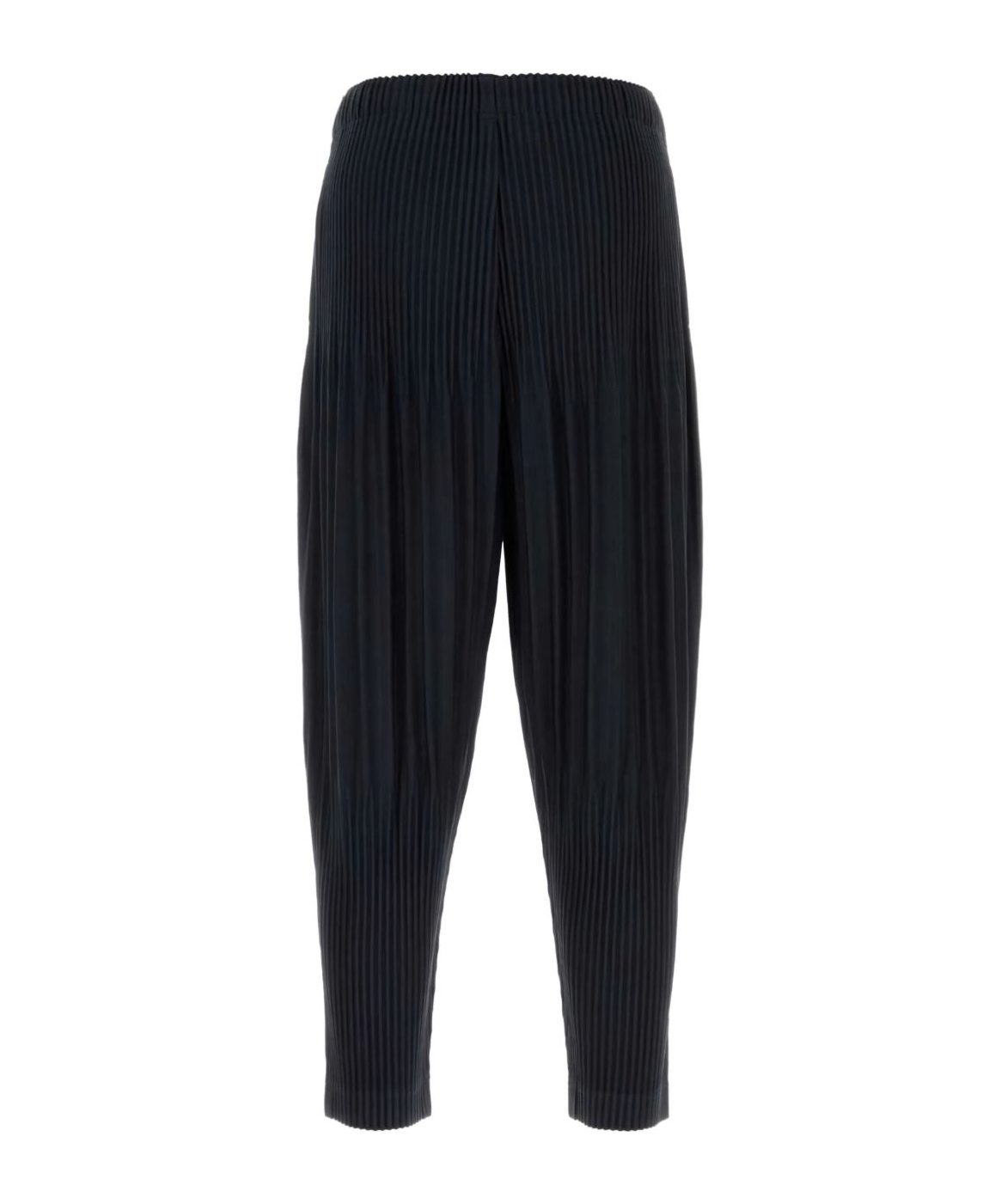 Issey Miyake Navy Blue Polyester Pant