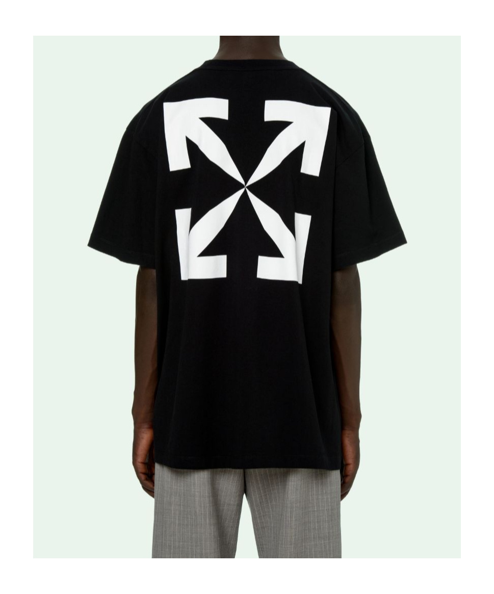 Off-white Monalisa Mona Lisa Short Sleeve Black In Black