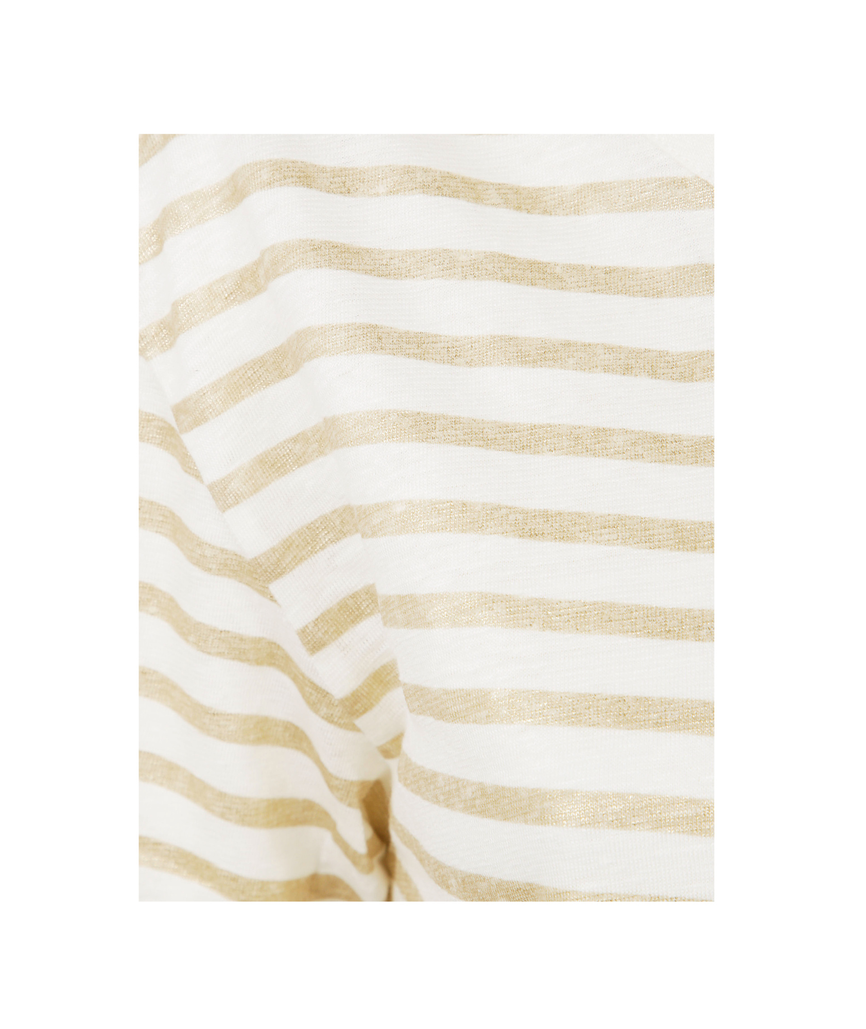 Shop Majestic Striped T-shirt In White