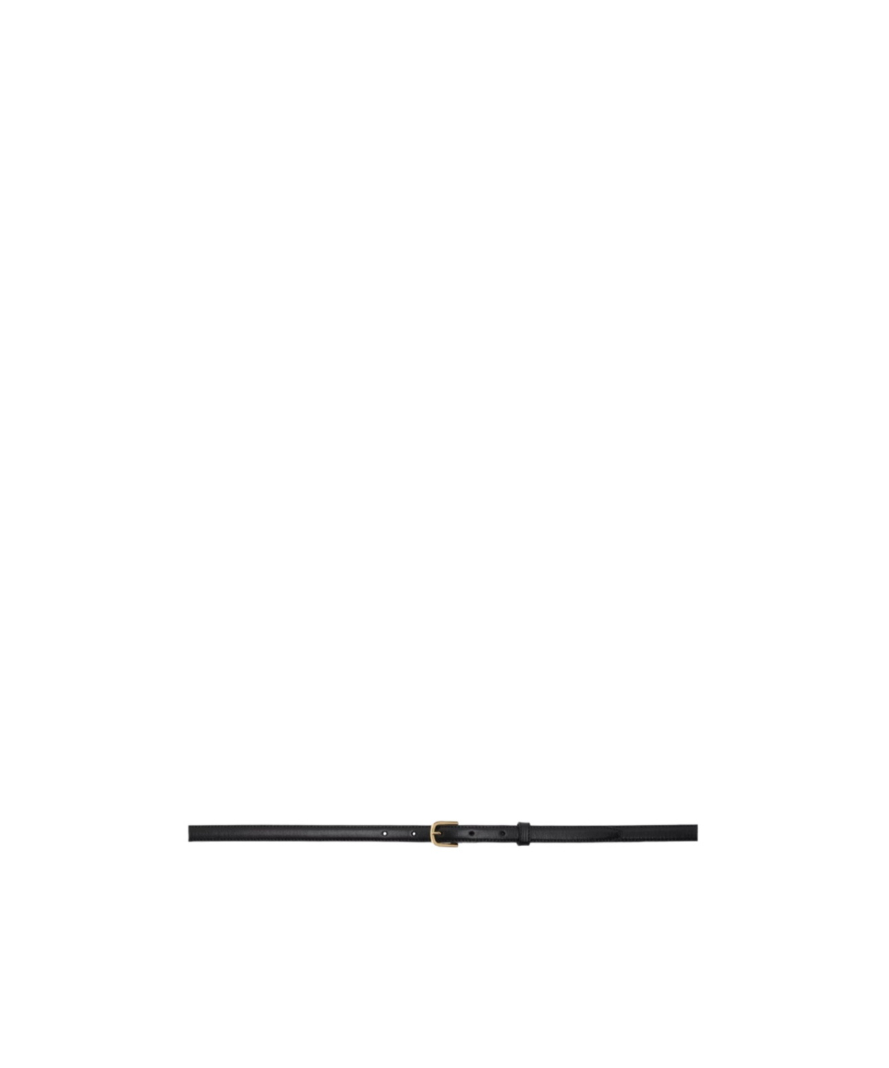 Totême Thin Leather Belt In Black