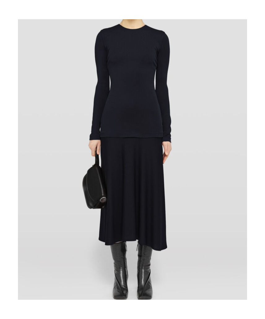 JIL SANDER FLARED SKIRT DRESS