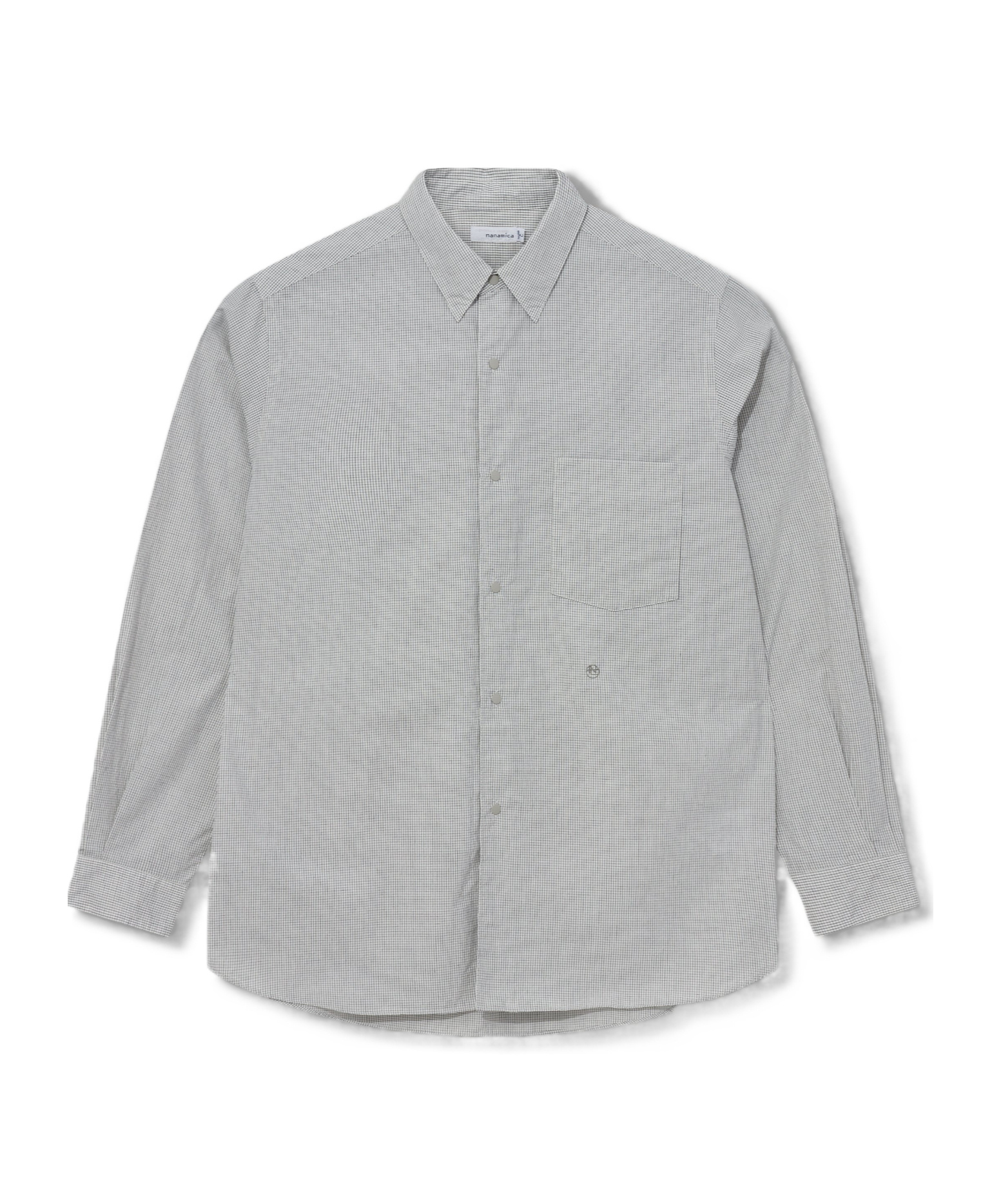 Nanamica Long Sleeve Shirt In Gray
