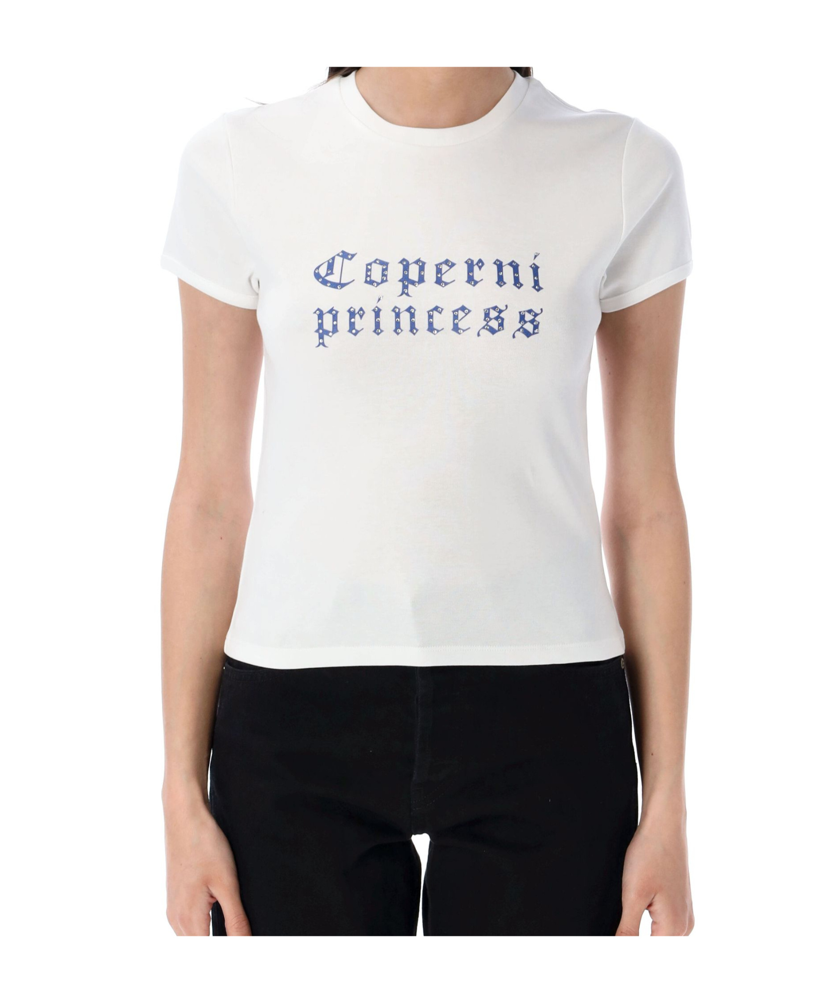 Coperni X Disney T-shirt Princess Aus Baumwoll-jersey In White