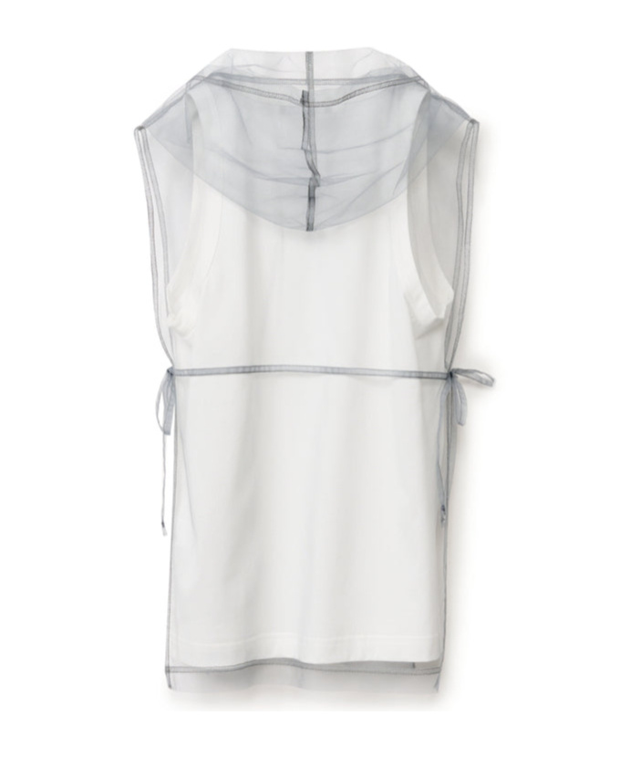 Shop Fabiana Filippi Layered Tank Top In White