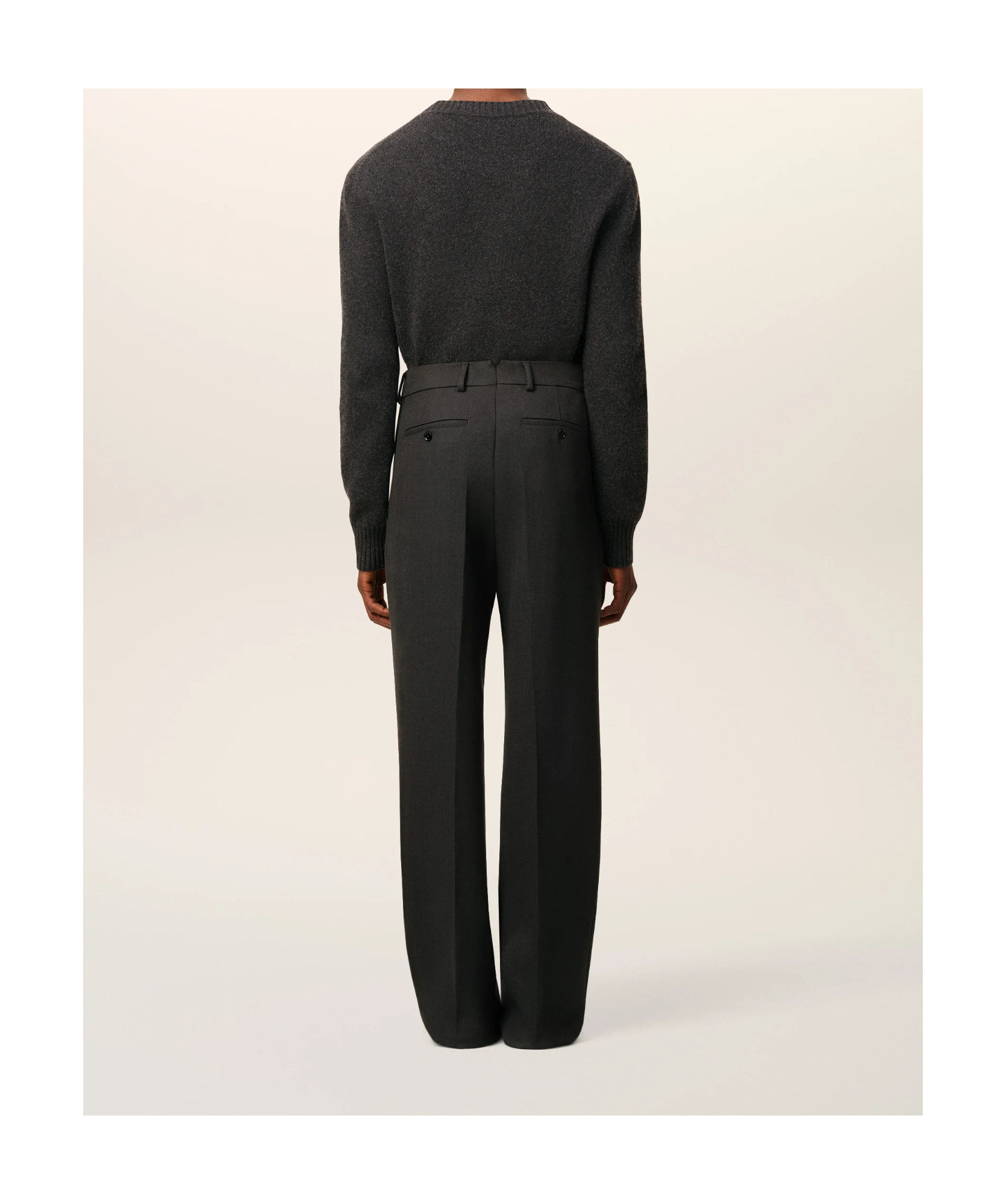 Ami Alexandre Mattiussi Ami Paris Trousers Wide Clothing In Black