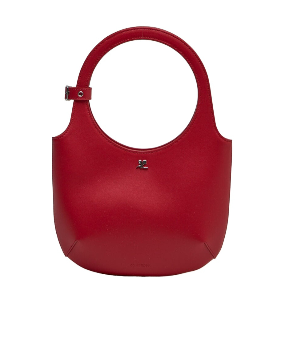 Courrèges Holy Handtasche Aus Leder In Red