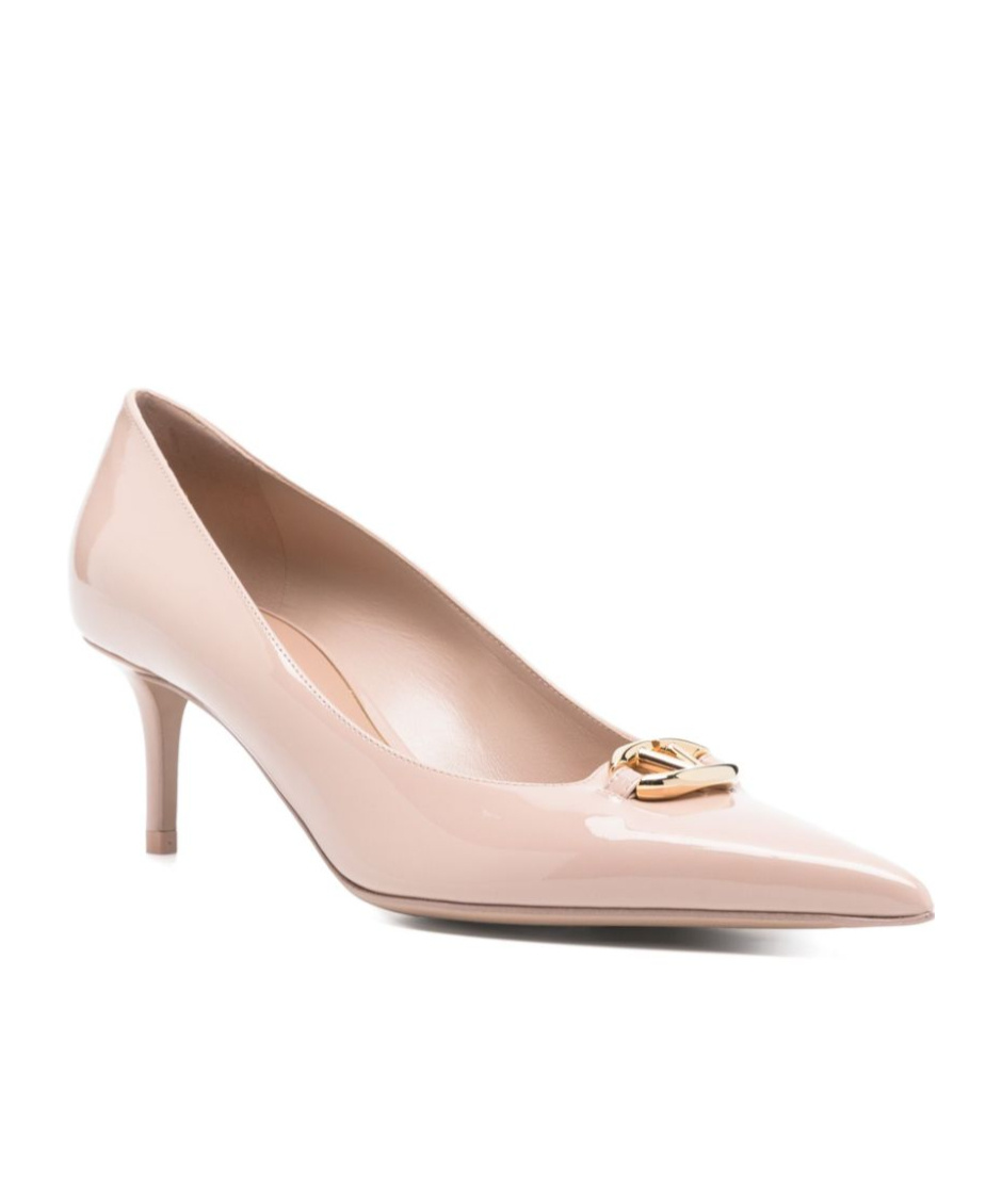 Valentino 60mm Vlogo Pumps In Nude