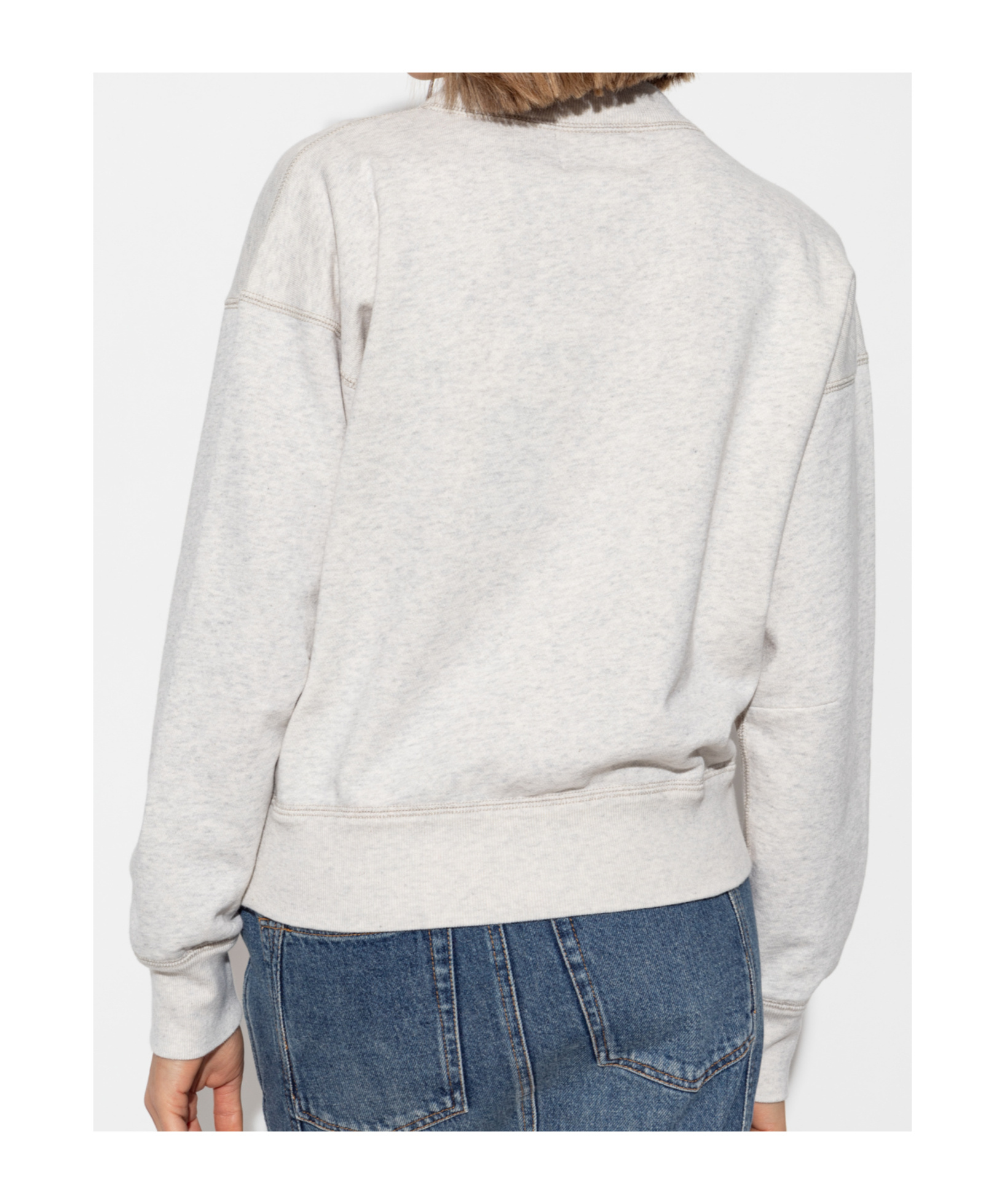 Shop Isabel Marant Étoile Moby Sweatshirt In White