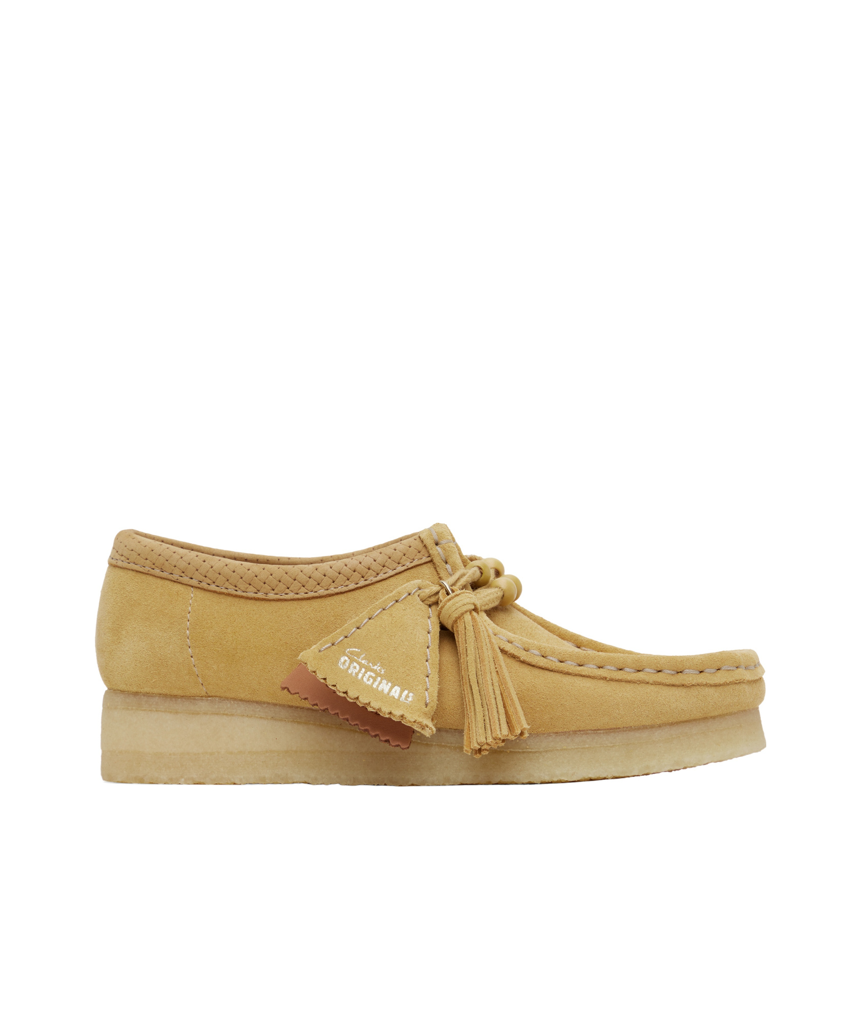 Clarks Wallabee Casual Shoes In Golden Brown